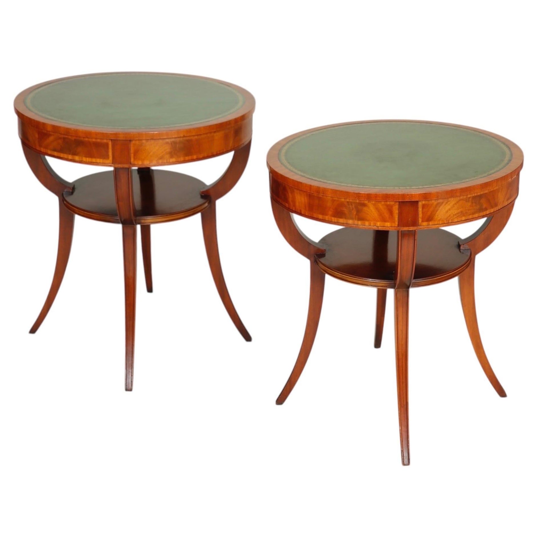 Weiman Biedermeier Salon Tables, a Pair