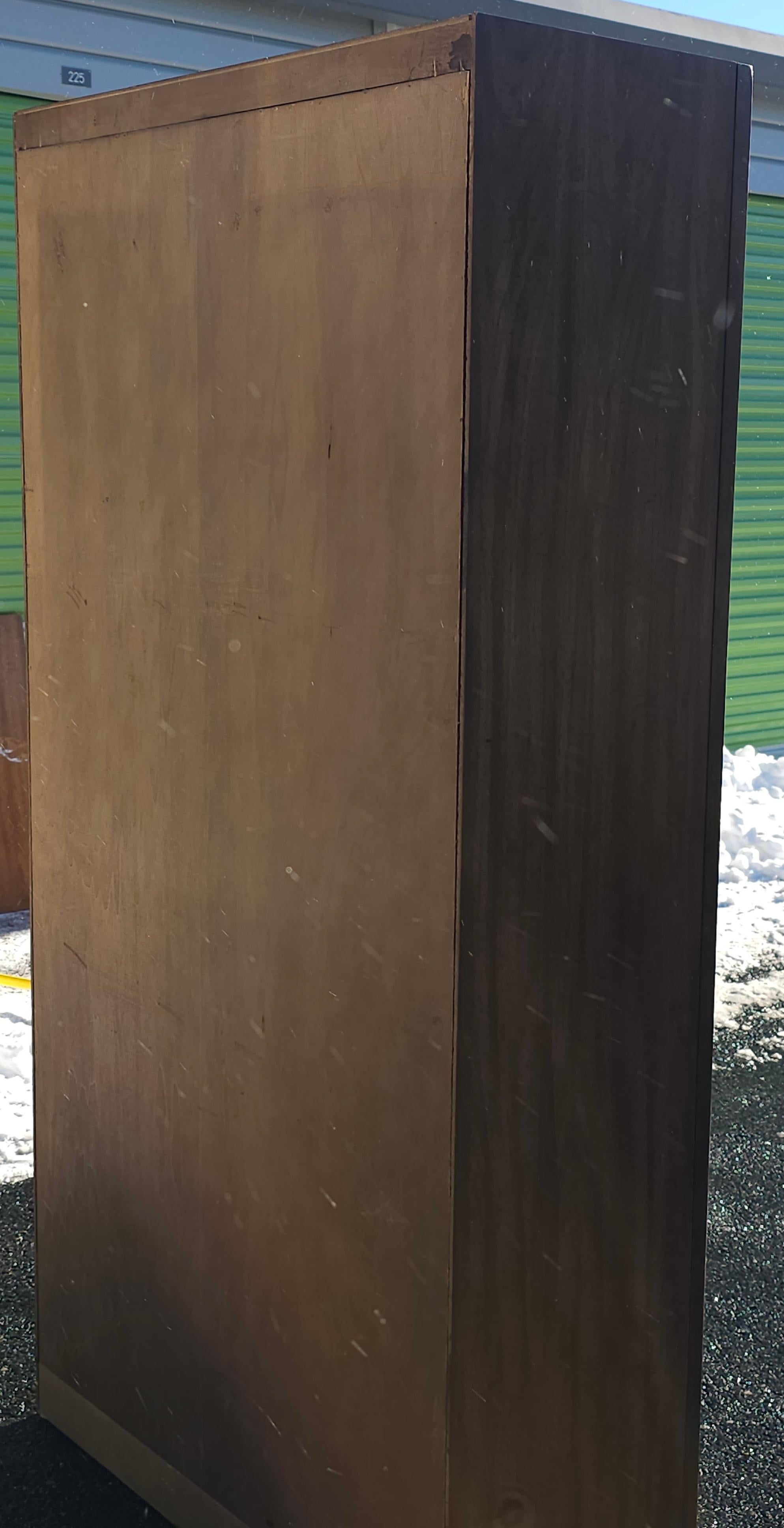 Weiman Furniture Burlwood Armoire Wardrobe Linen Press For Sale 5