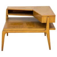 Set of 3 Oak Coffee Side Tables For Sale at 1stDibs