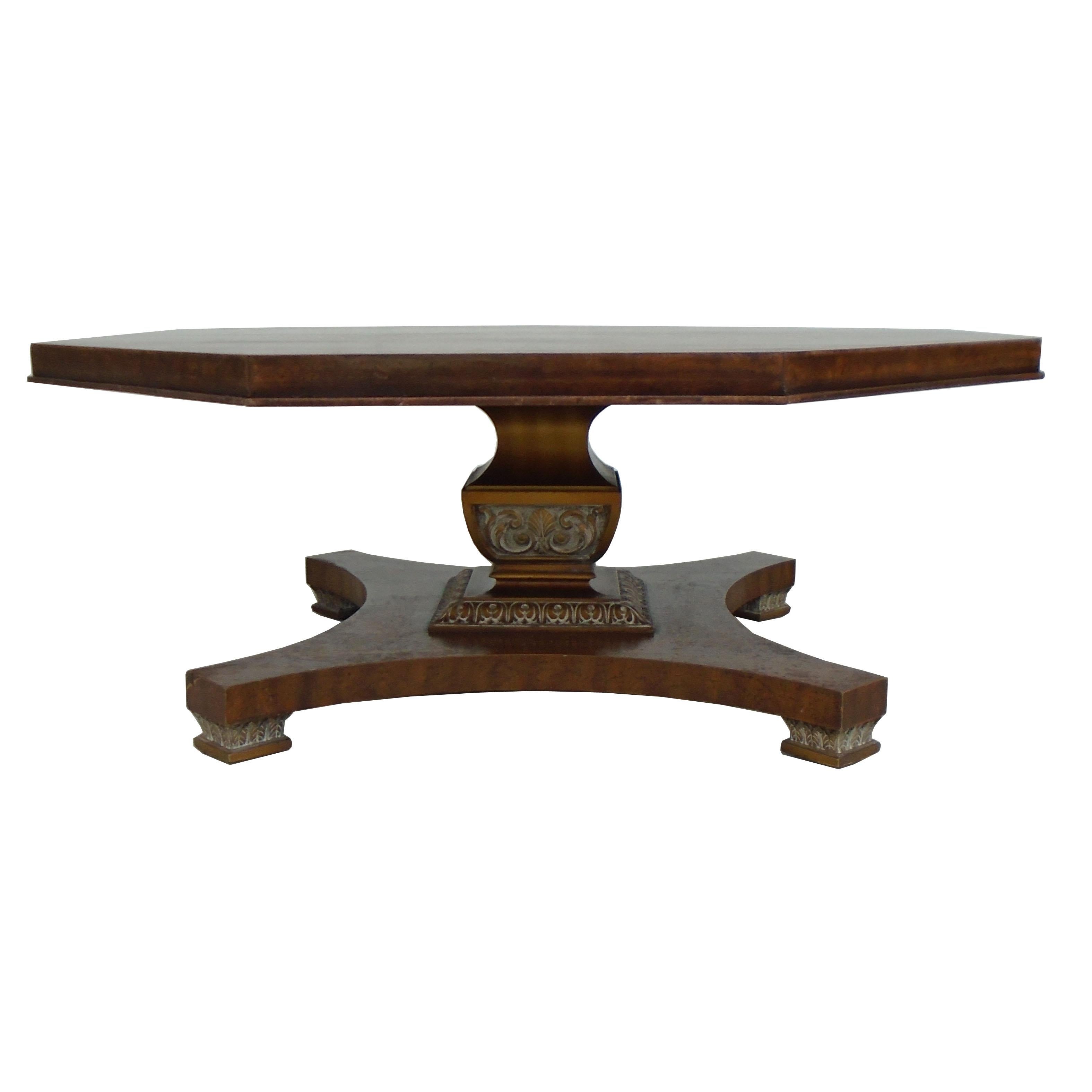 octagon coffee table
