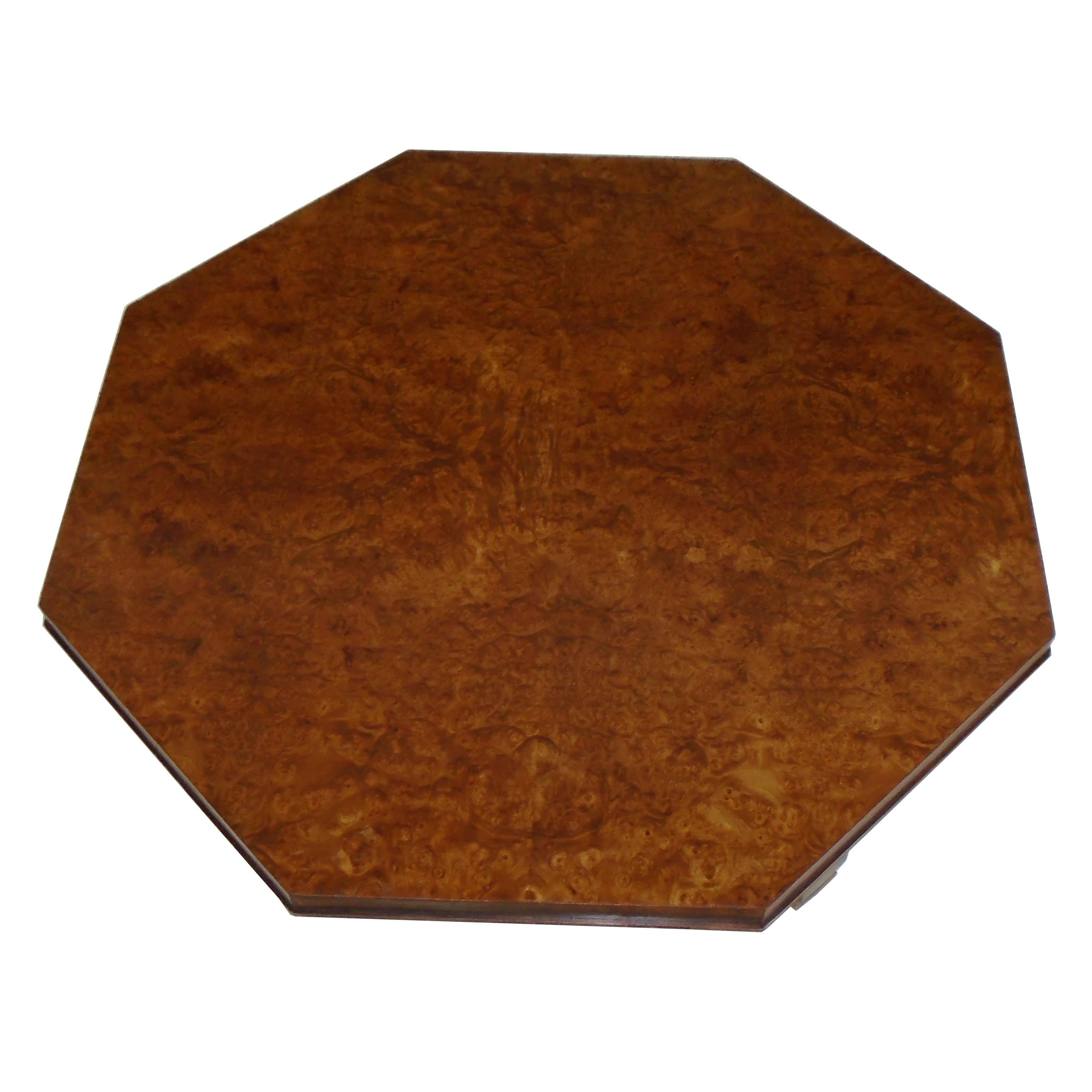 octagon shape coffee table