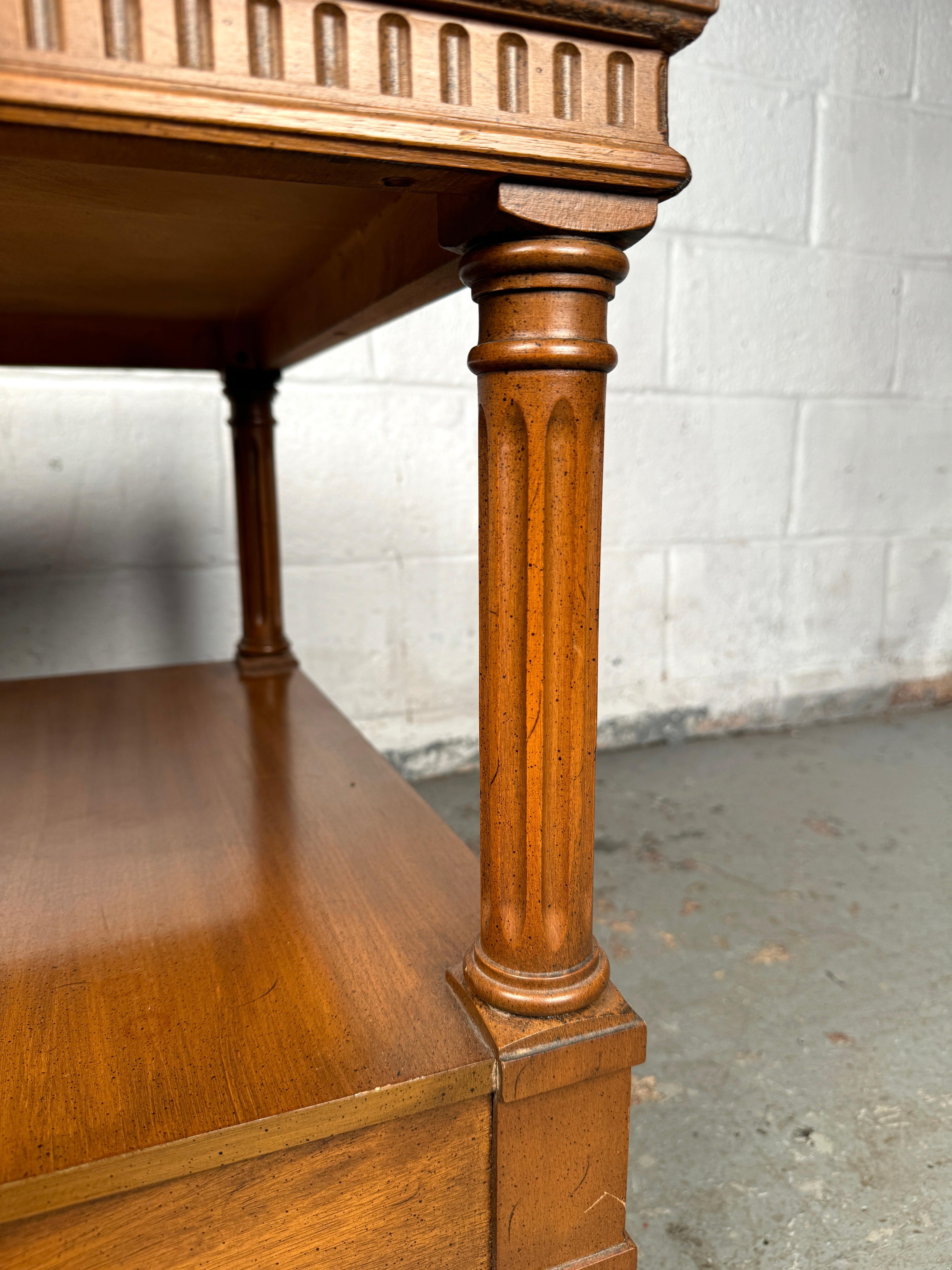 Weiman Rockwood Collection Neo-Classical Walnut Side Table For Sale 9