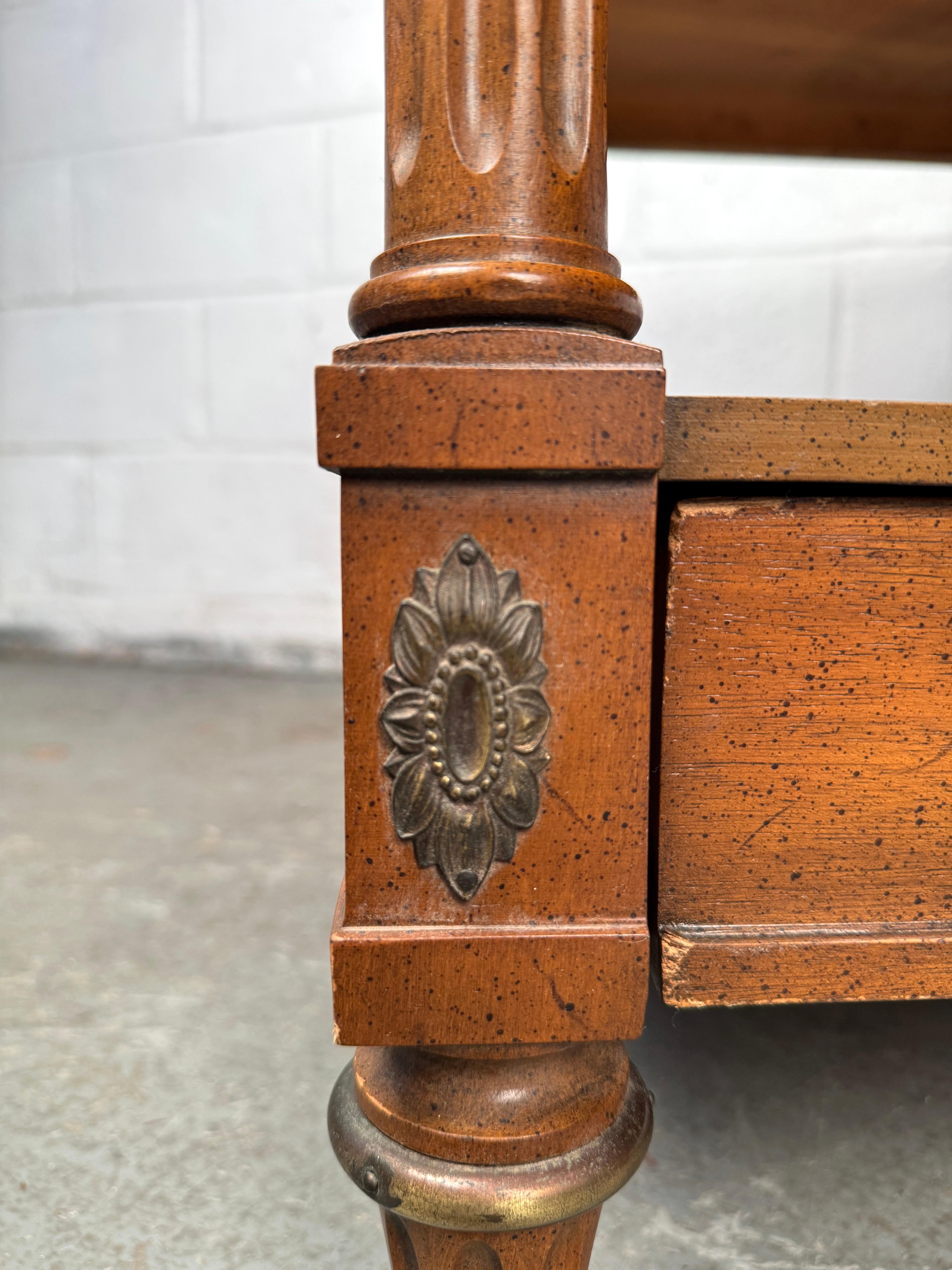 Weiman Rockwood Collection Neo-Classical Walnut Side Table For Sale 10