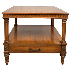 Weiman Rockwood Collection Neo-Classical Walnut Side Table