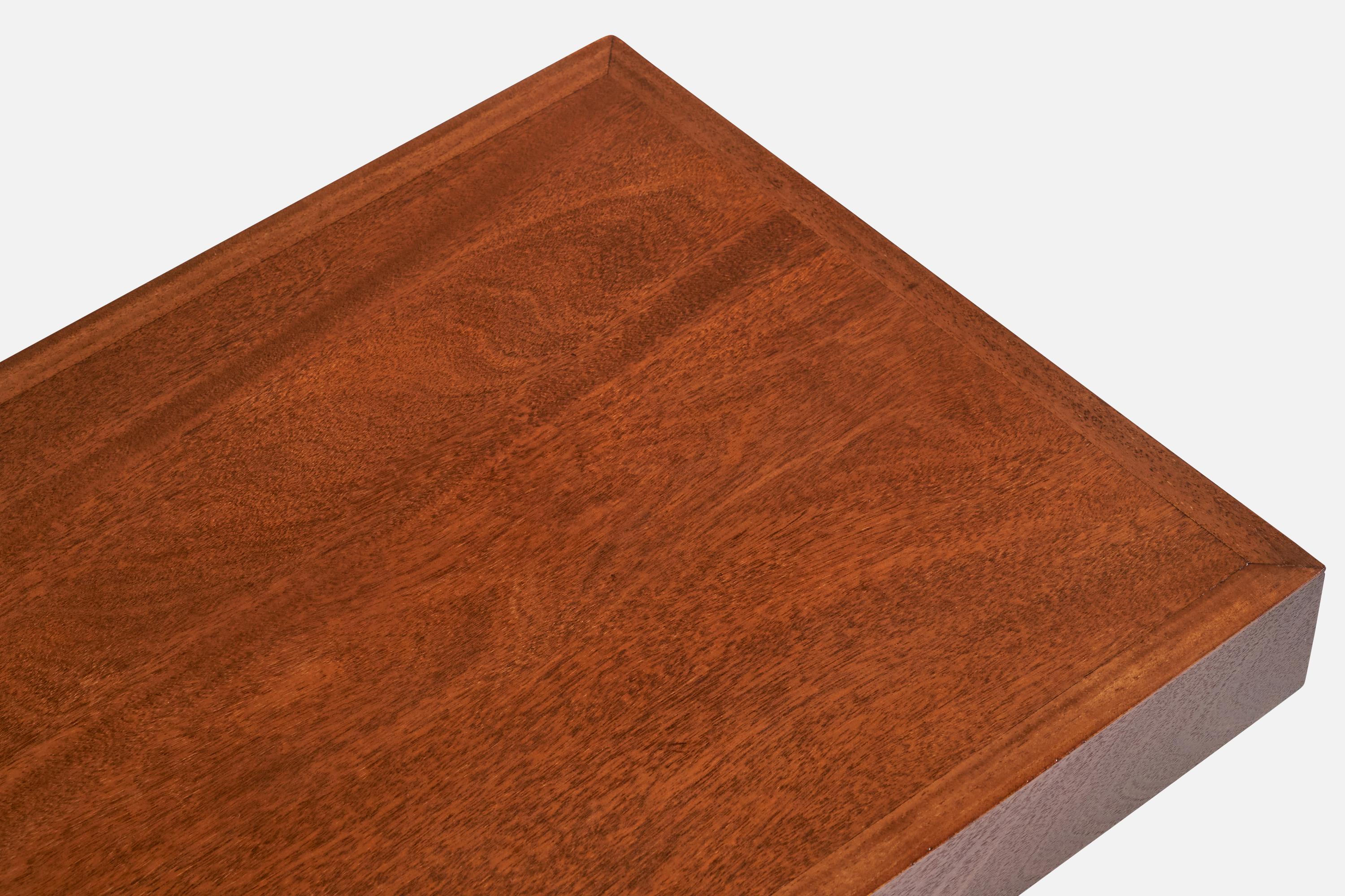 Weiman, Side Tables, Walnut, Cane, USA, 1950s 5