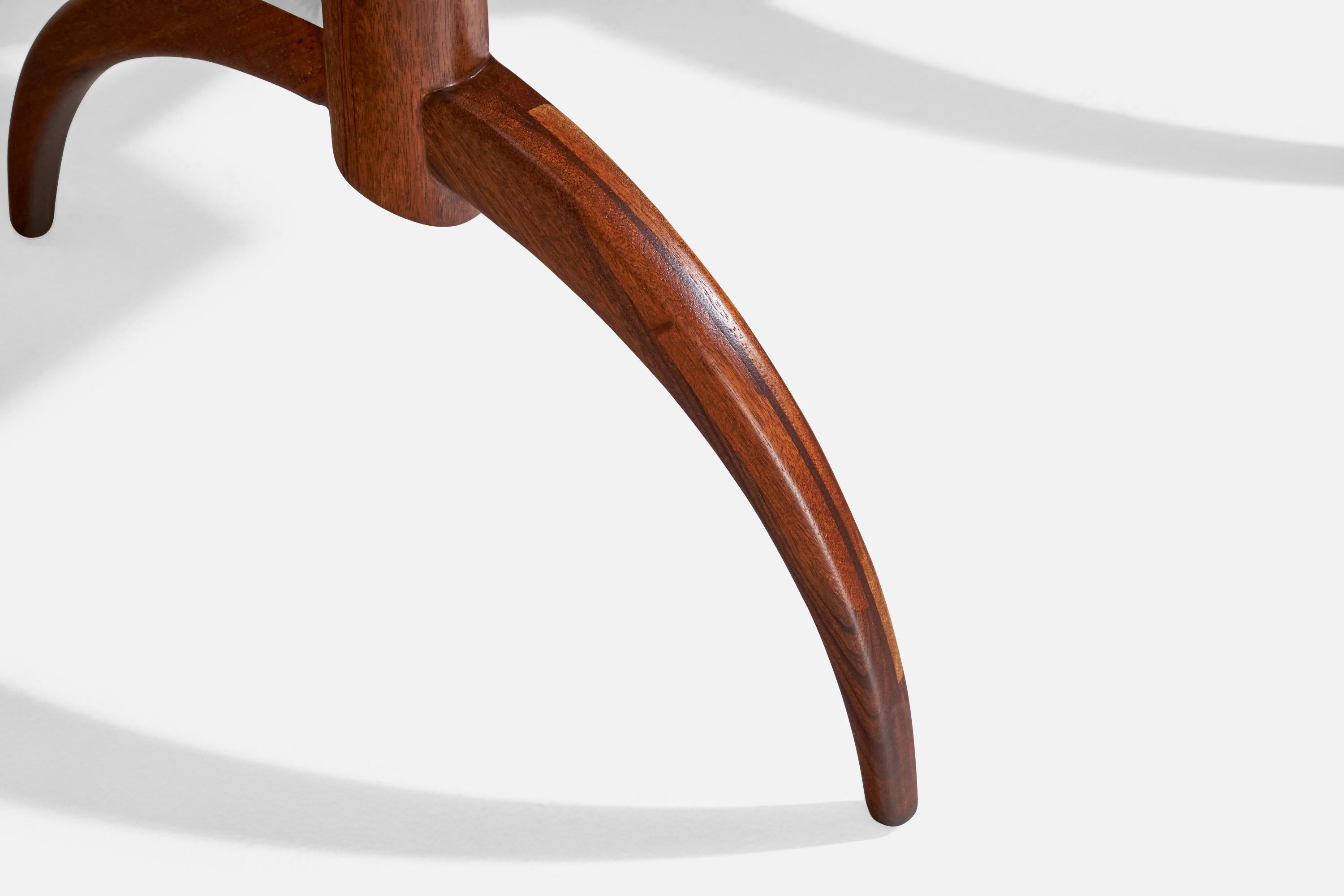 Weiman, Side Tables, Walnut, Cane, USA, 1950s 2