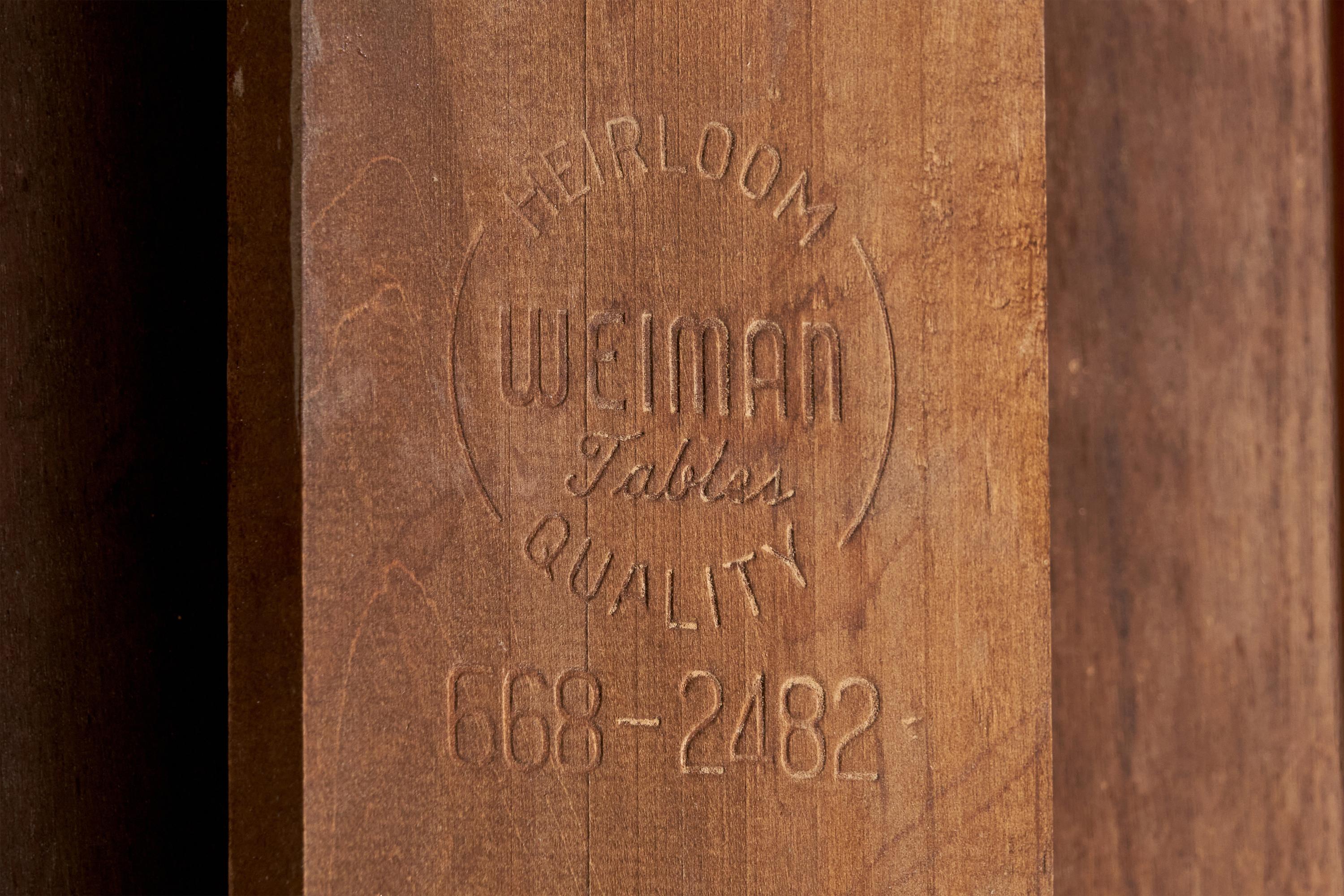 Weiman, Side Tables, Walnut, Cane, USA, 1950s 3