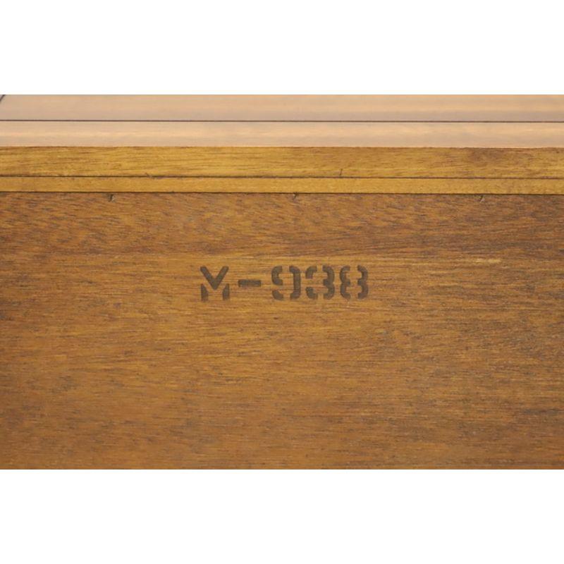 WEIMAN Mediterranean Style Burl Walnut Entry Console Cabinet 7