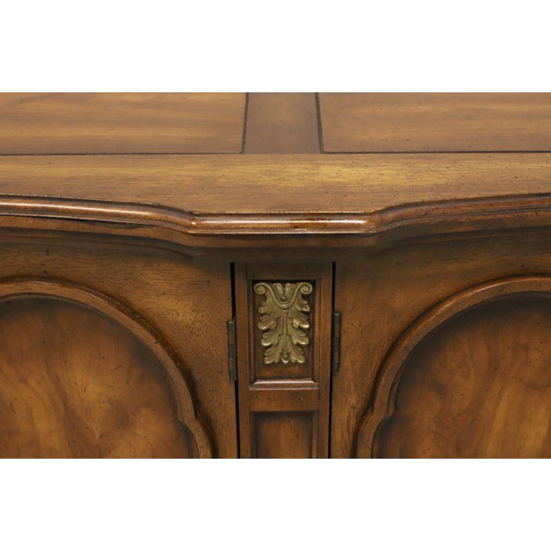 WEIMAN Mediterranean Style Burl Walnut Entry Console Cabinet 2