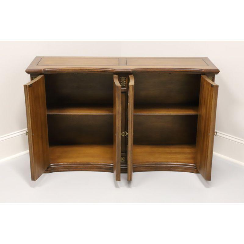 WEIMAN Mediterranean Style Burl Walnut Entry Console Cabinet 4
