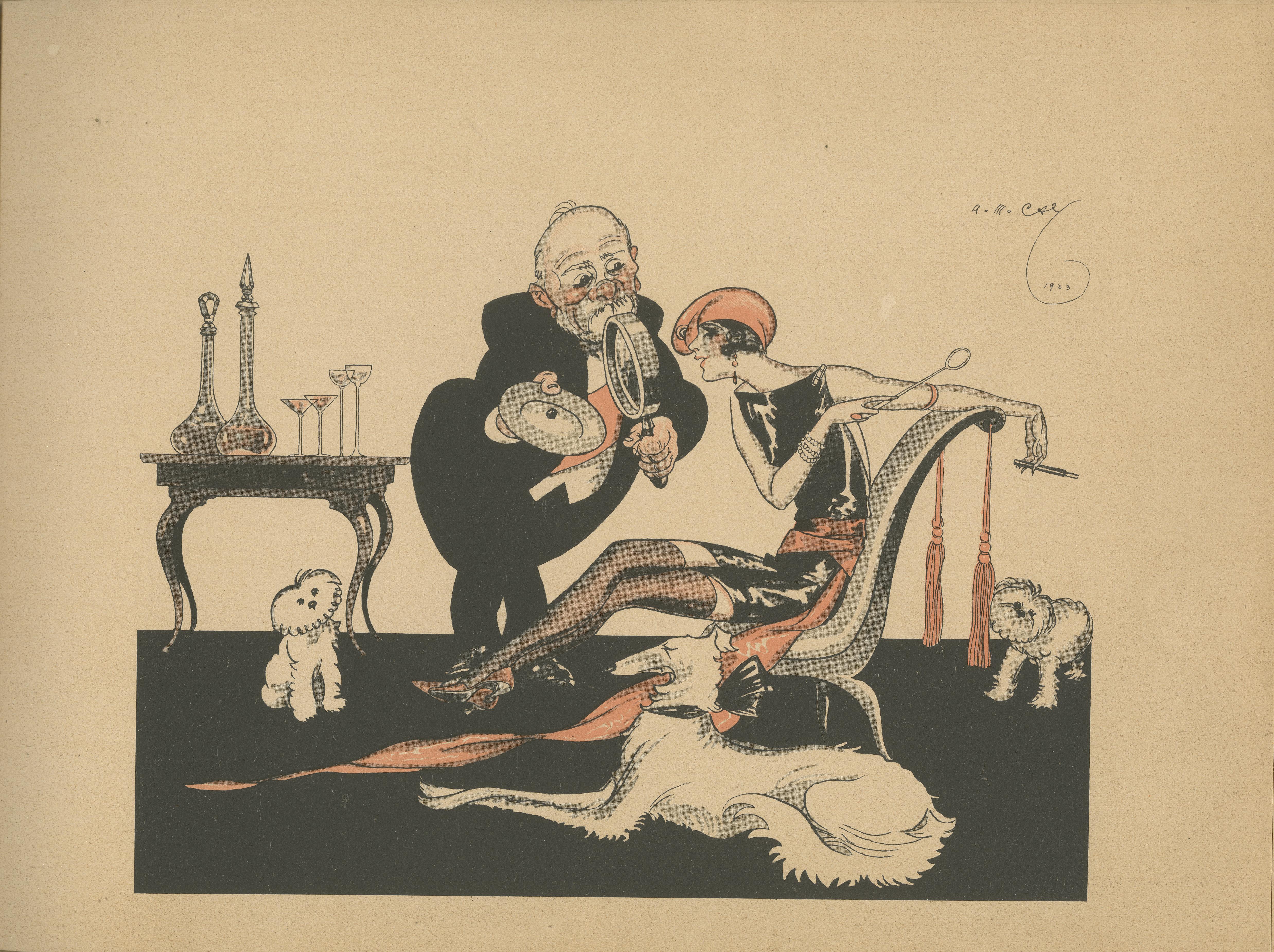 Franzosen im Ruhrgebiet - Weimar Propaganda Portfolio A.M. Cay, 1923

This rare and complete 1923 propaganda portfolio documents the political and social tensions during the French occupation of the Ruhr region in the immediate post–World War I