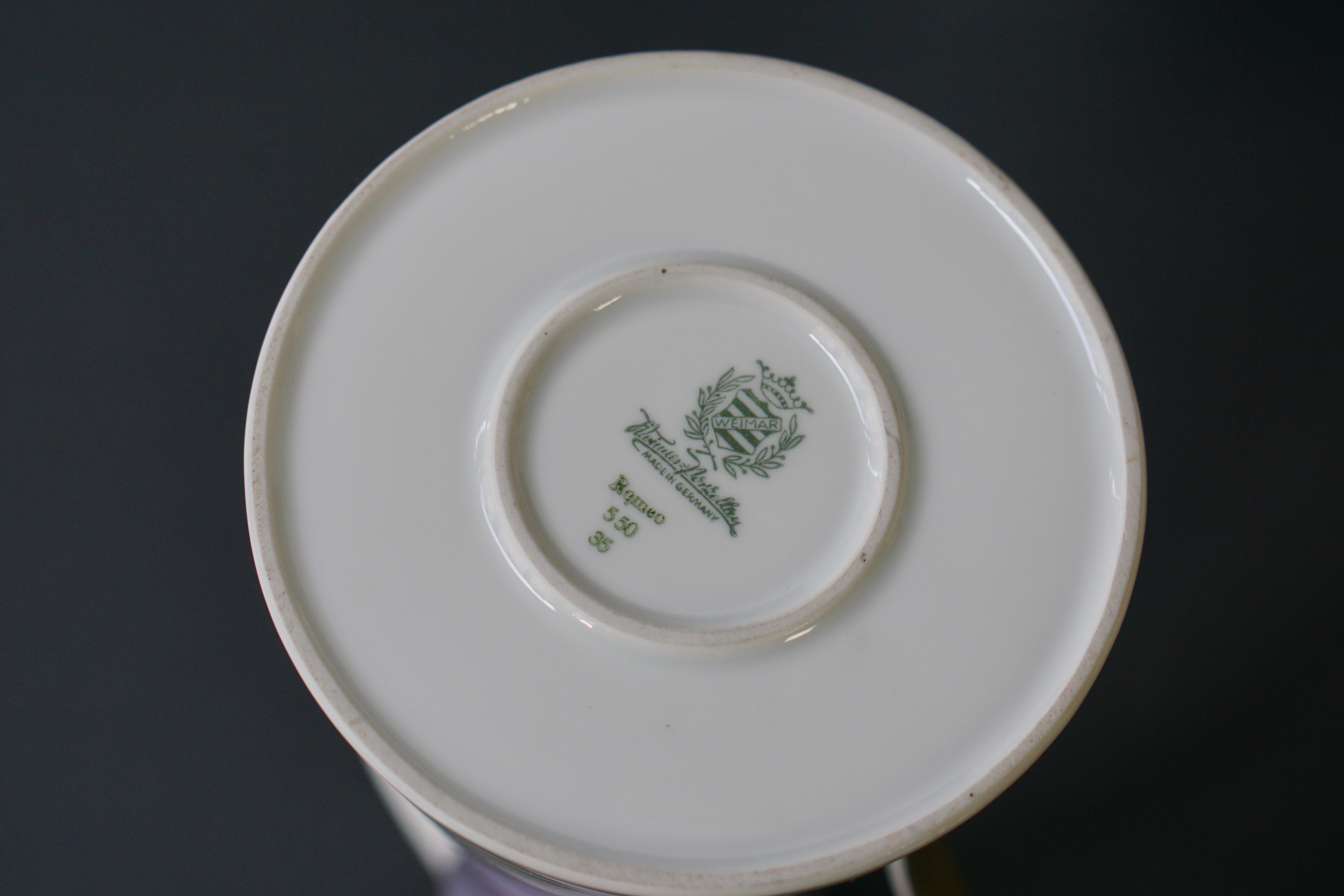 Juego de beber Romeo de porcelana de Weimar Alemania Años 50 en venta 2