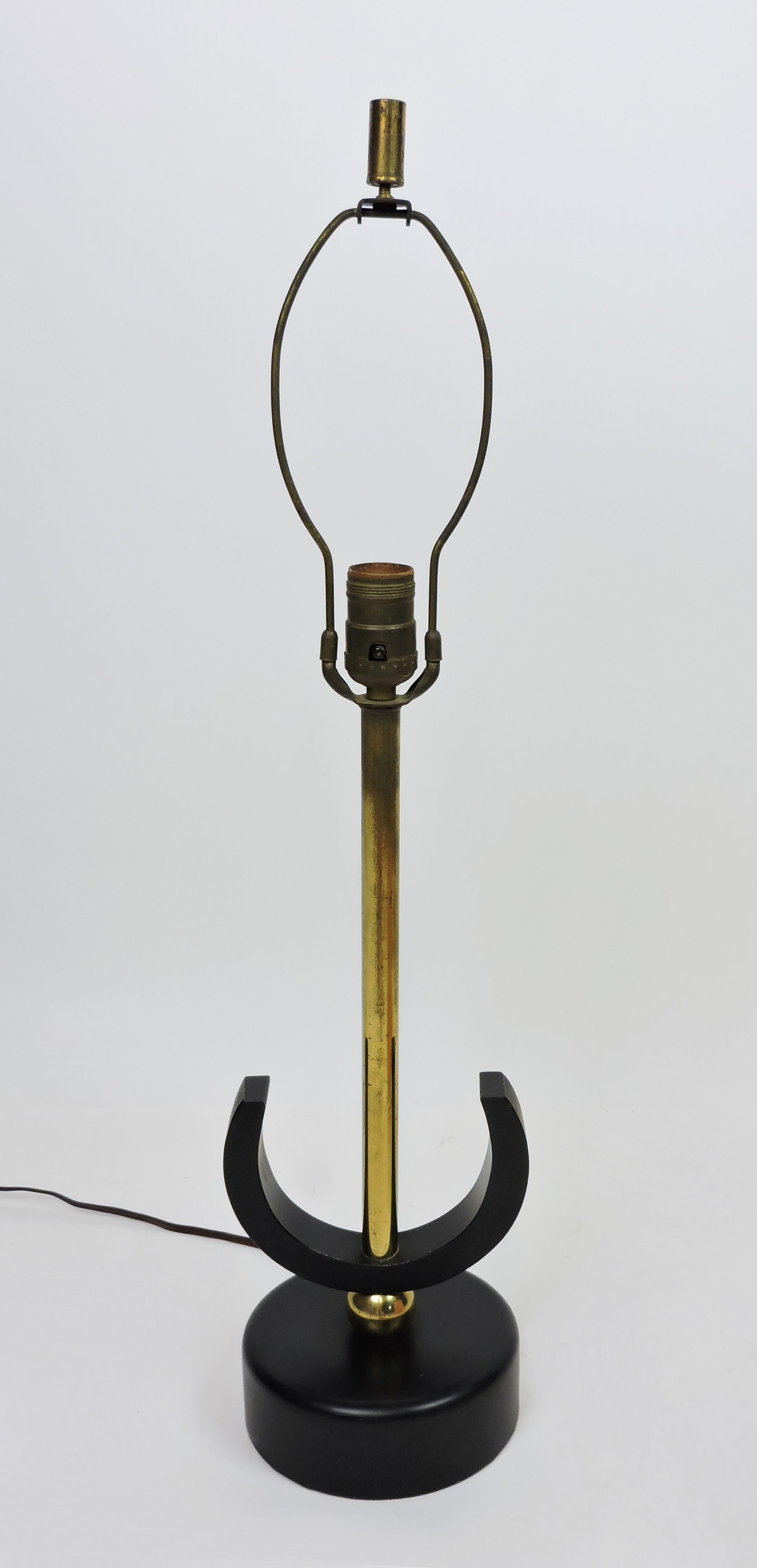 Américain Lampe de table abstraite géométrique moderniste de style Weinberg du milieu du siècle dernier en vente