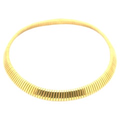 Vintage Weingrill Tubogas Gold Necklace