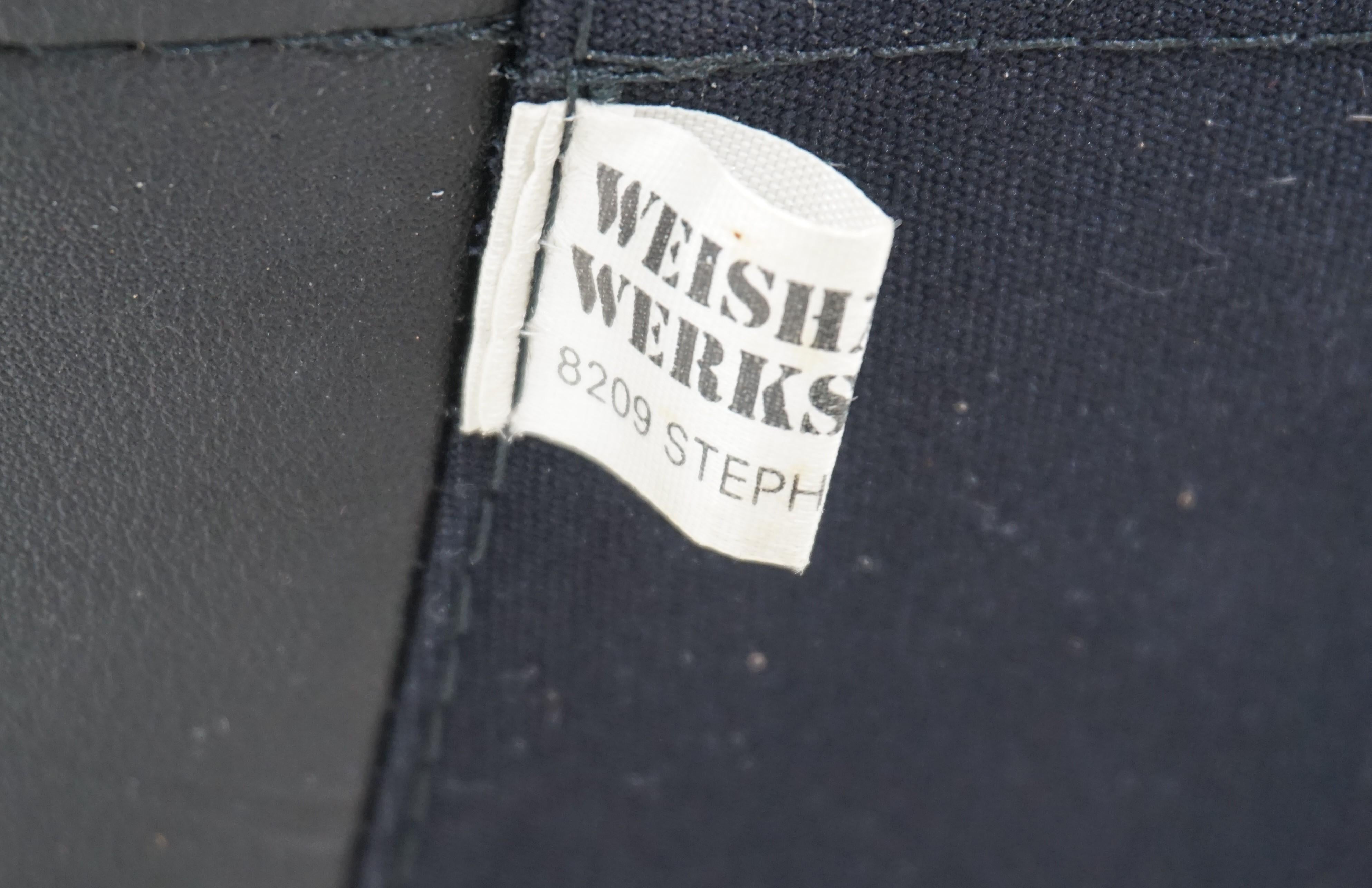 Sillón de cuero Weishäupl Werkstätten String, 1980 en venta 8