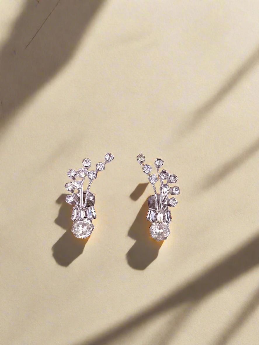 These earrings are clip-ons.