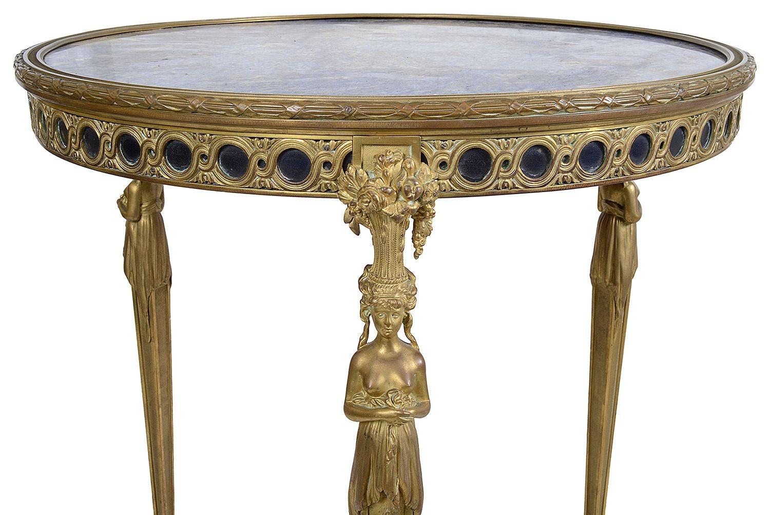 Louis XVI Gueridon à couvercle en marbre d'influence Weisweller, vers 1890 en vente