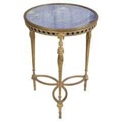 Weisweller style marble topped Gueridon, circa 1890