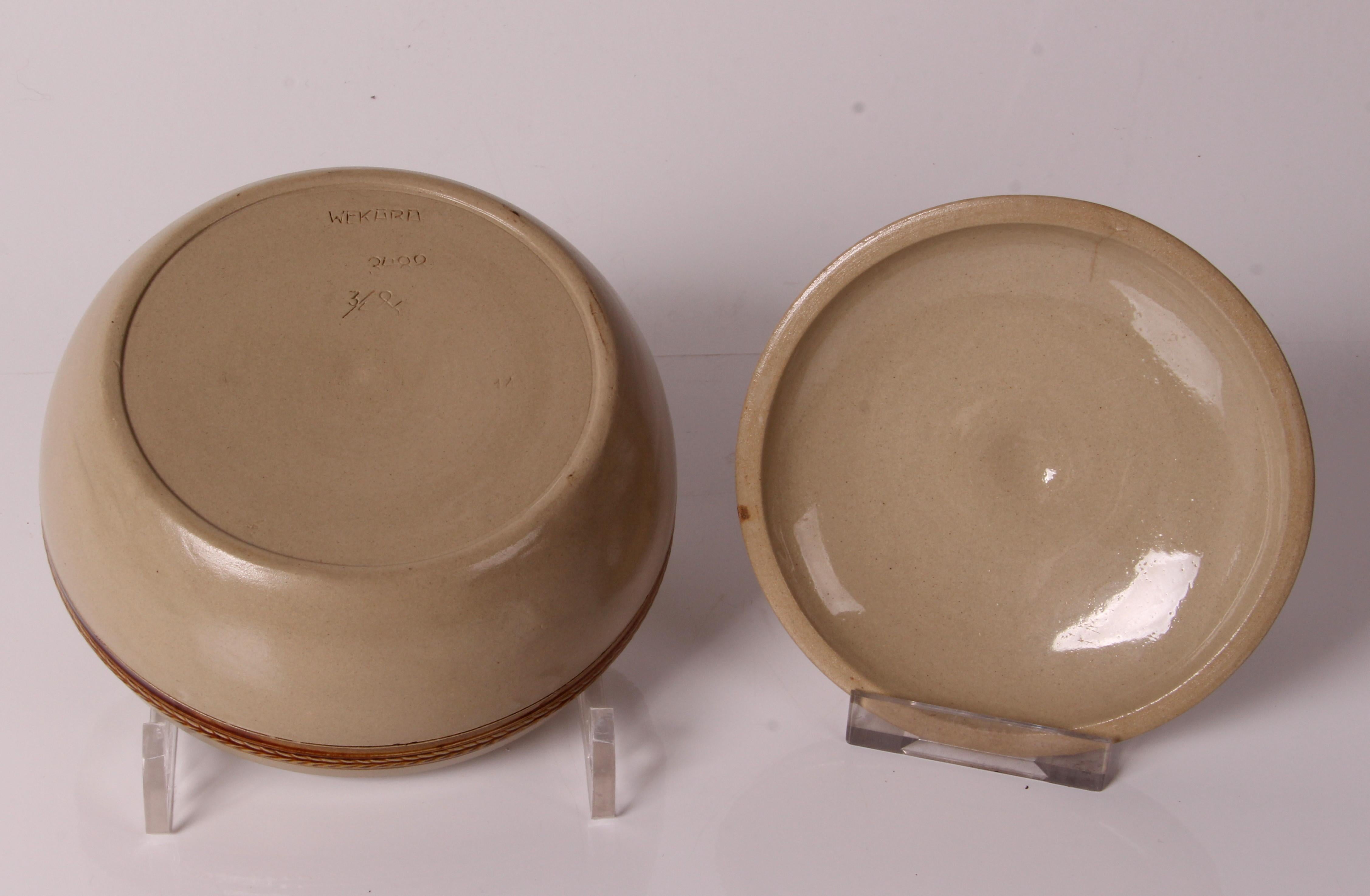 WEKARA art deco 20s 30s salt glaze jewelry can confectionery box South. Germany For Sale 4