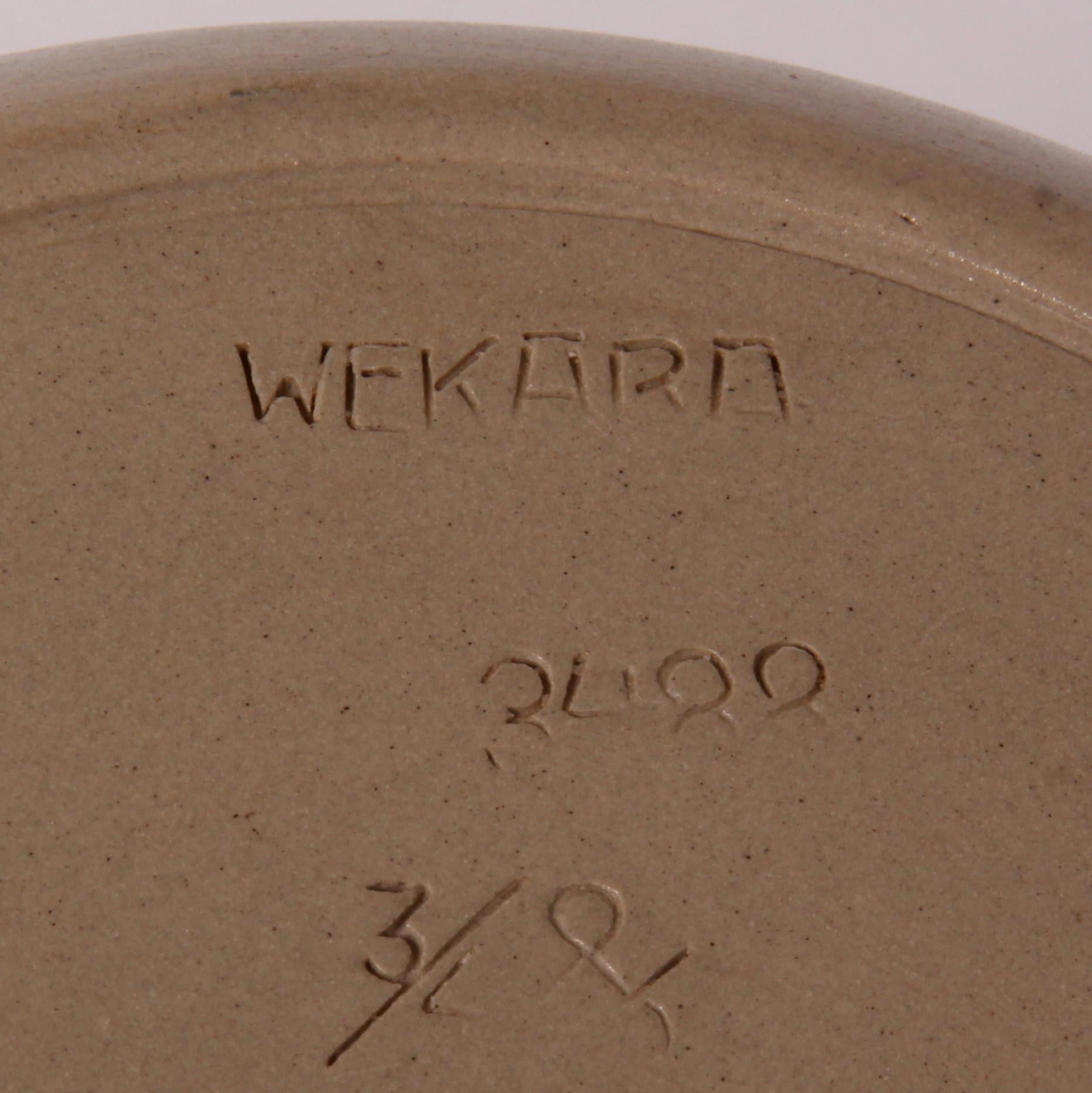 WEKARA art deco 20s 30s salt glaze jewelry can confectionery box South. Germany For Sale 3