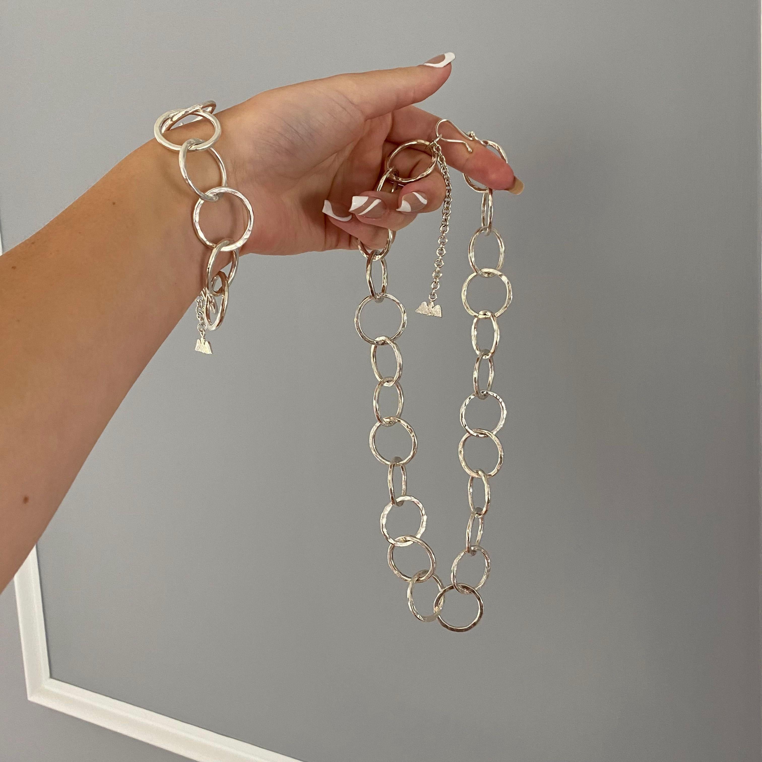 Women's Welcome Bracelet in Sterling Silver For Sale