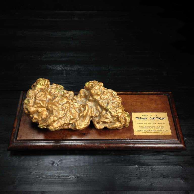 Gold Nugget Model For Sale at 1stdibs