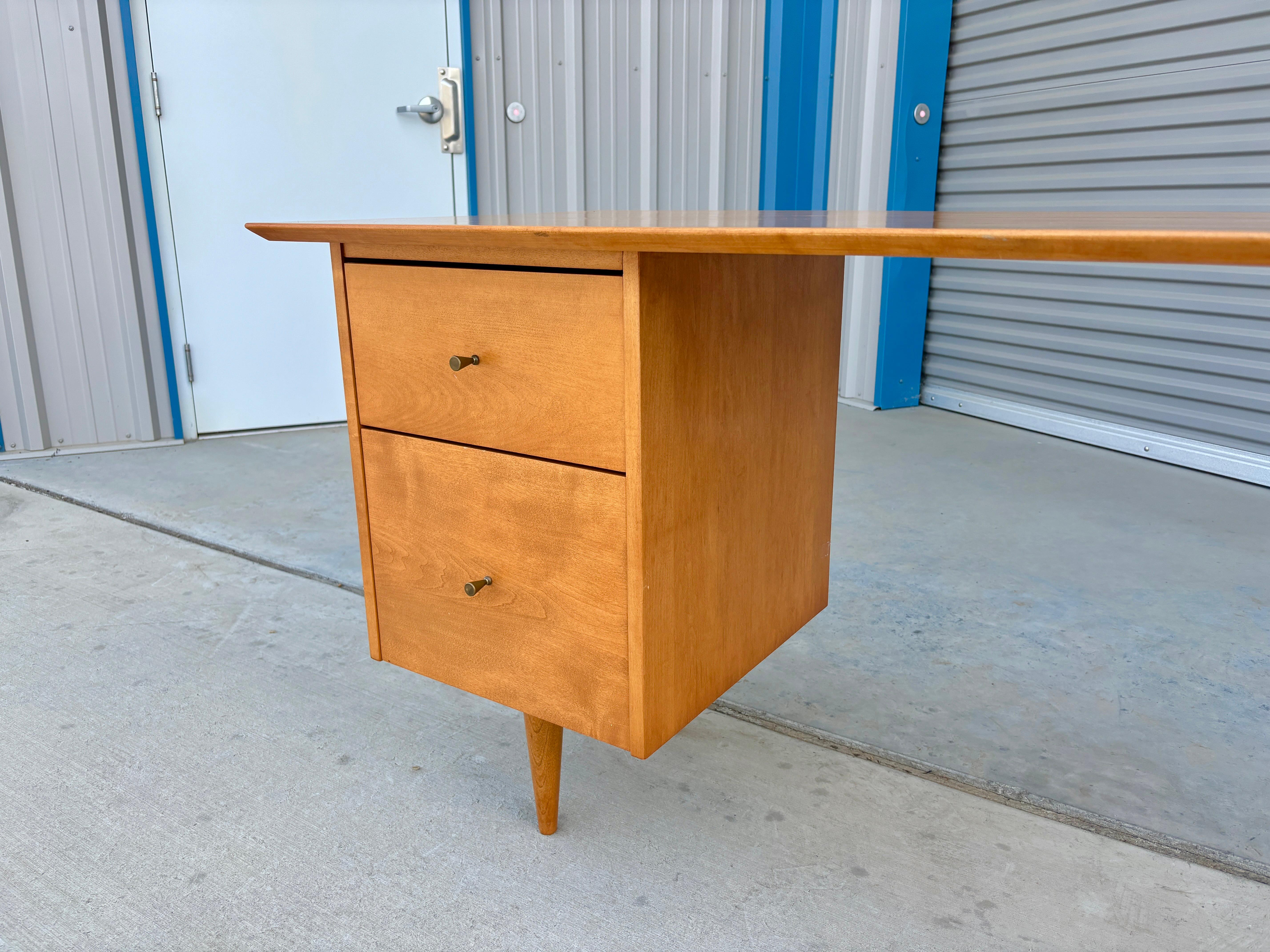 Mid-20th Century Welcome to Mid-Century NoHo Mid Century Maple Desk by Paul McCobb for Winchendon For Sale