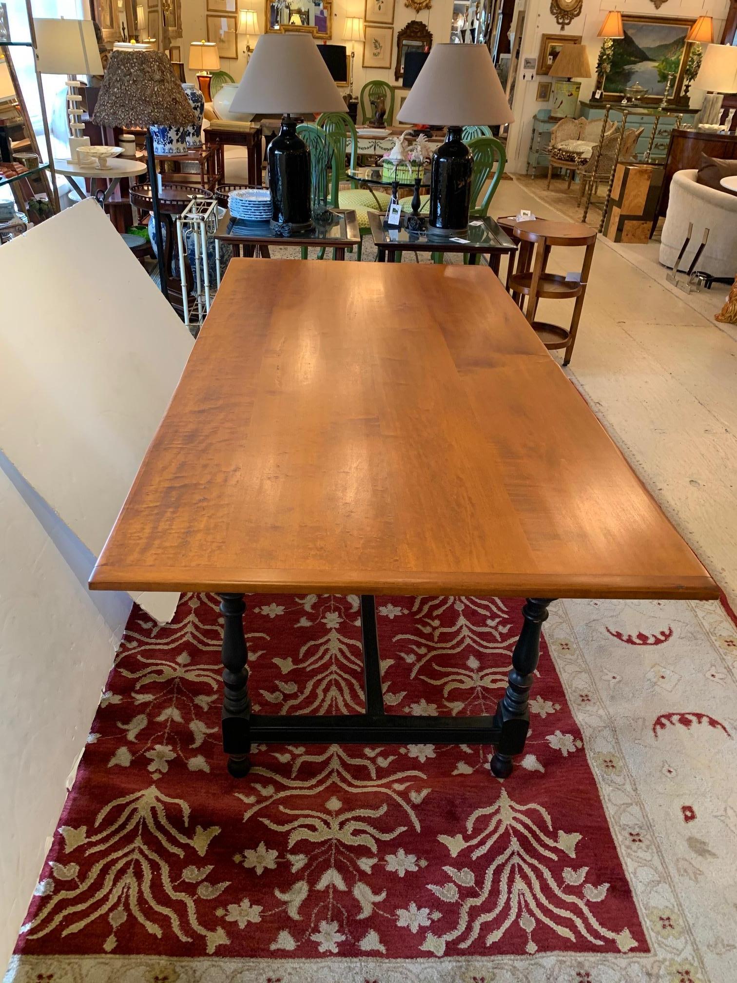 American Welcoming Artisan Handmade Country Farm Table