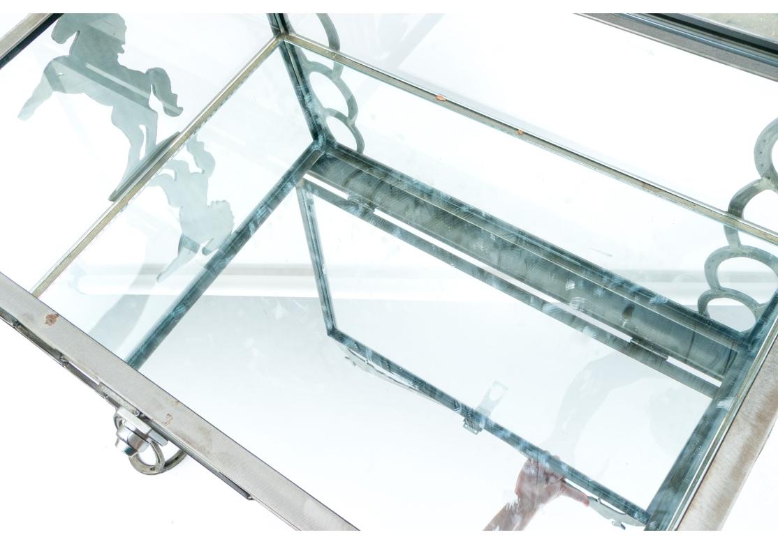 Display Case aus geschweißtem und geschliffenem Stahl im Western-Stil #3 im Angebot 1