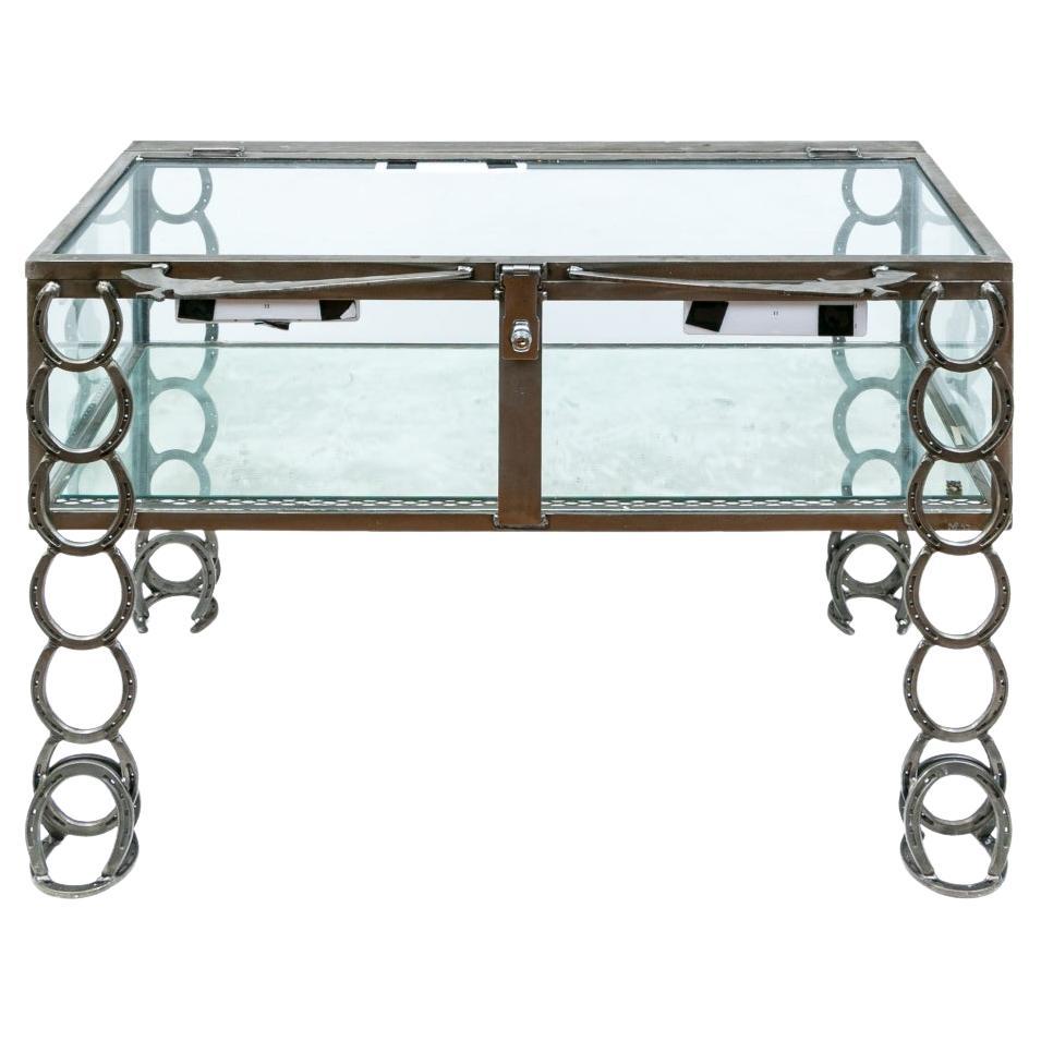 Display Case aus geschweißtem und geschliffenem Stahl im Western-Stil #2