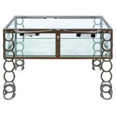 Welded And Cut Steel Display Case In Western Style #2