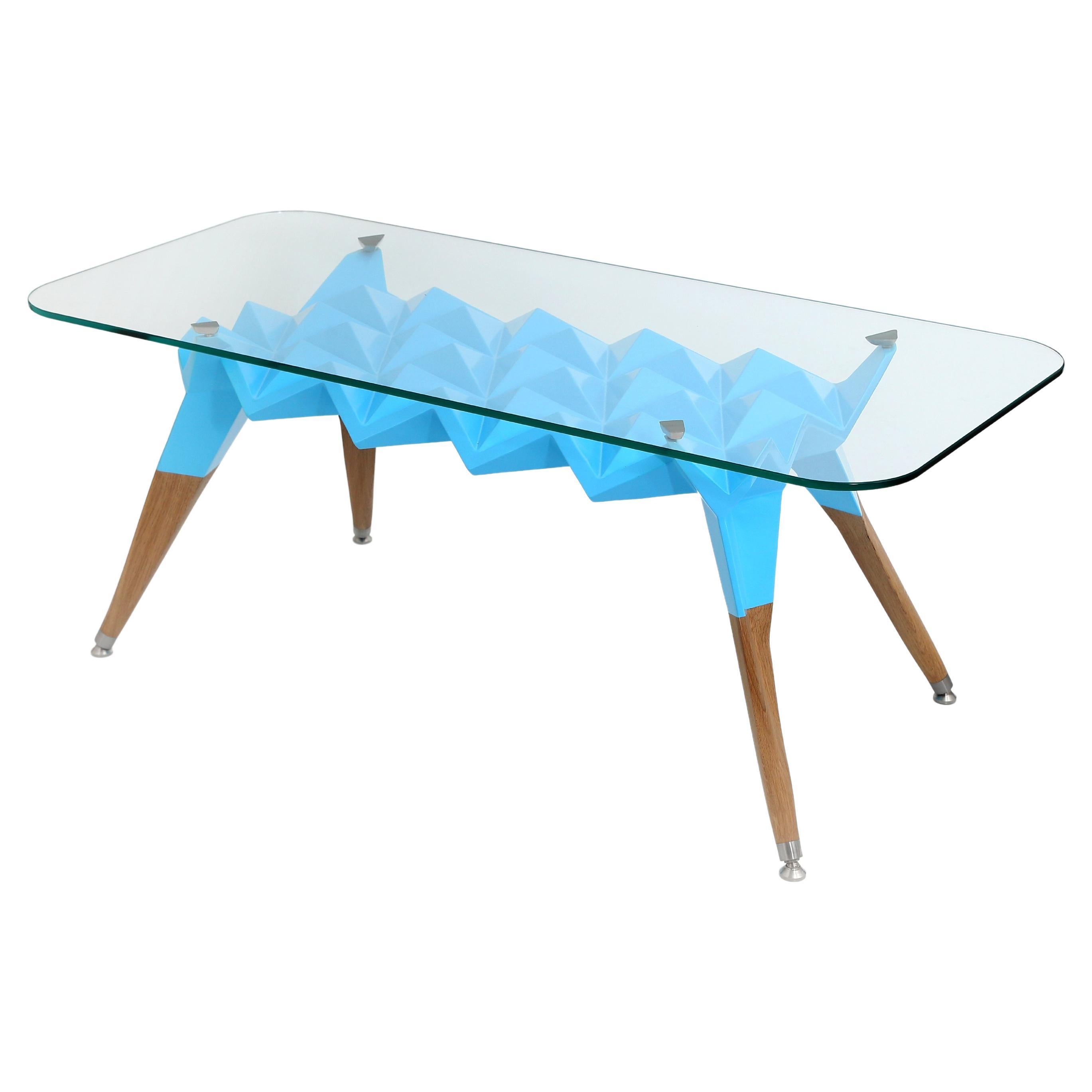 Welded Cofee Table "Blue Hedgehog" For Sale