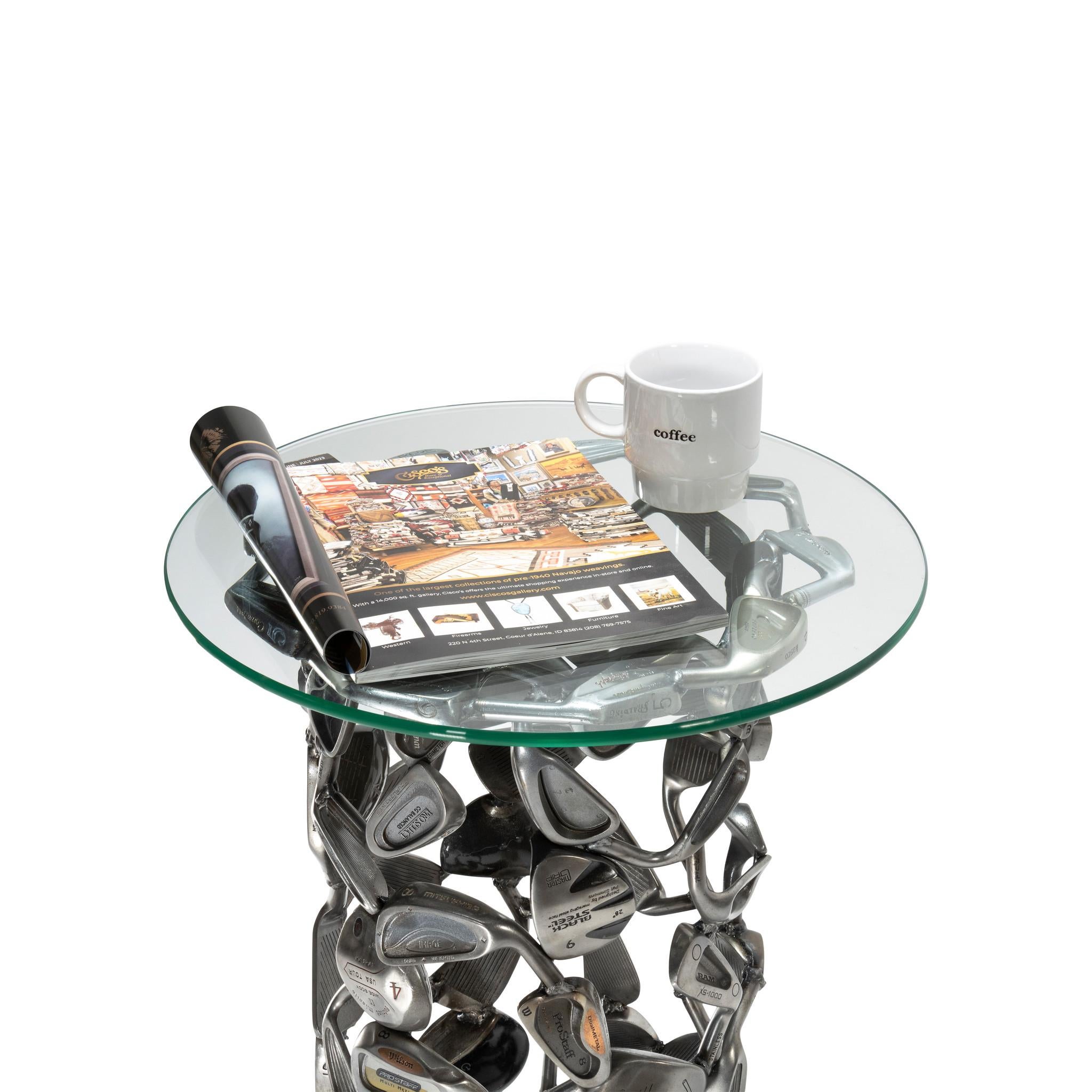 Table d'appoint soudée en forme de club de golf Umbrella Neuf - En vente à Coeur d'Alene, ID