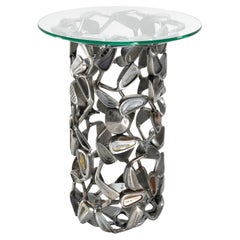 Welded Golf Club Umbrella Side Table