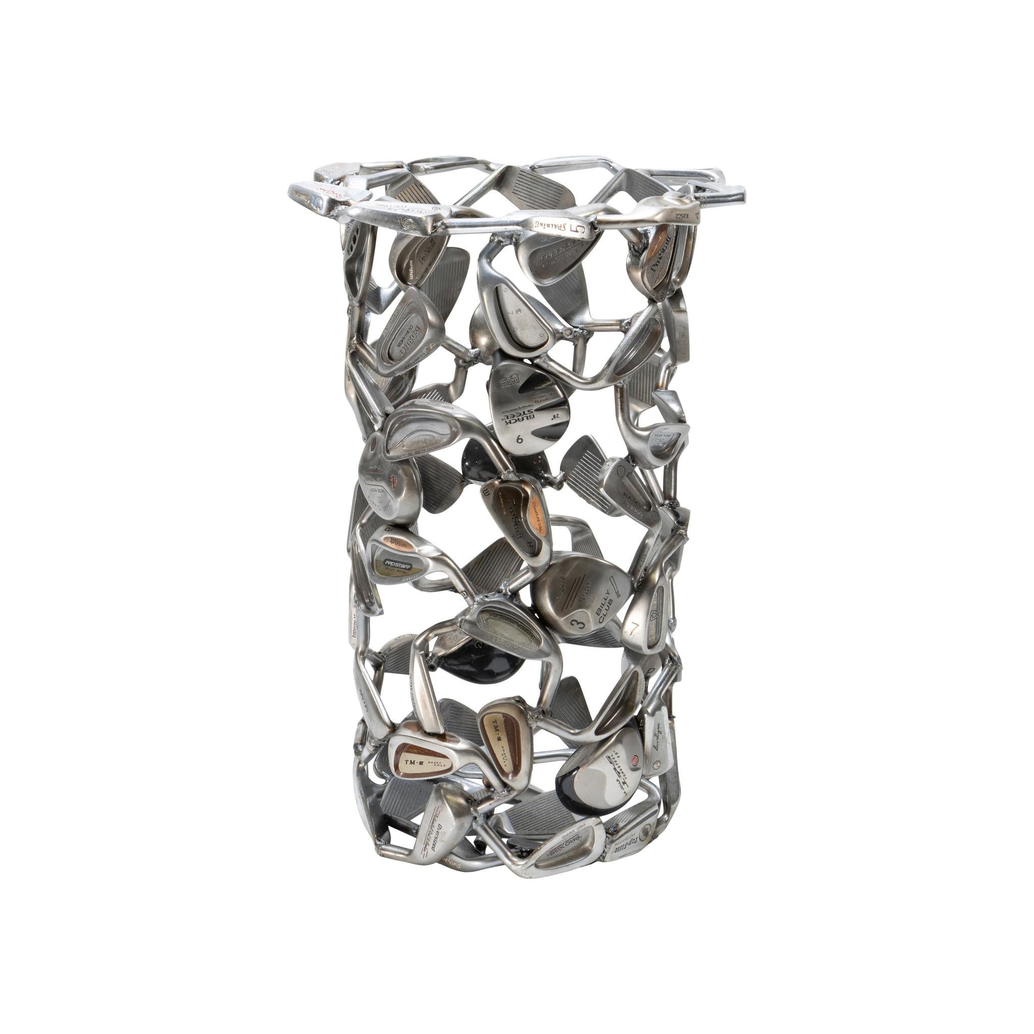 American Welded Golf Club Umbrella Stand with Clubs For Sale