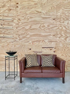 Minimalist Welded Steel Pedestal / Plant Stand, circa 1990s