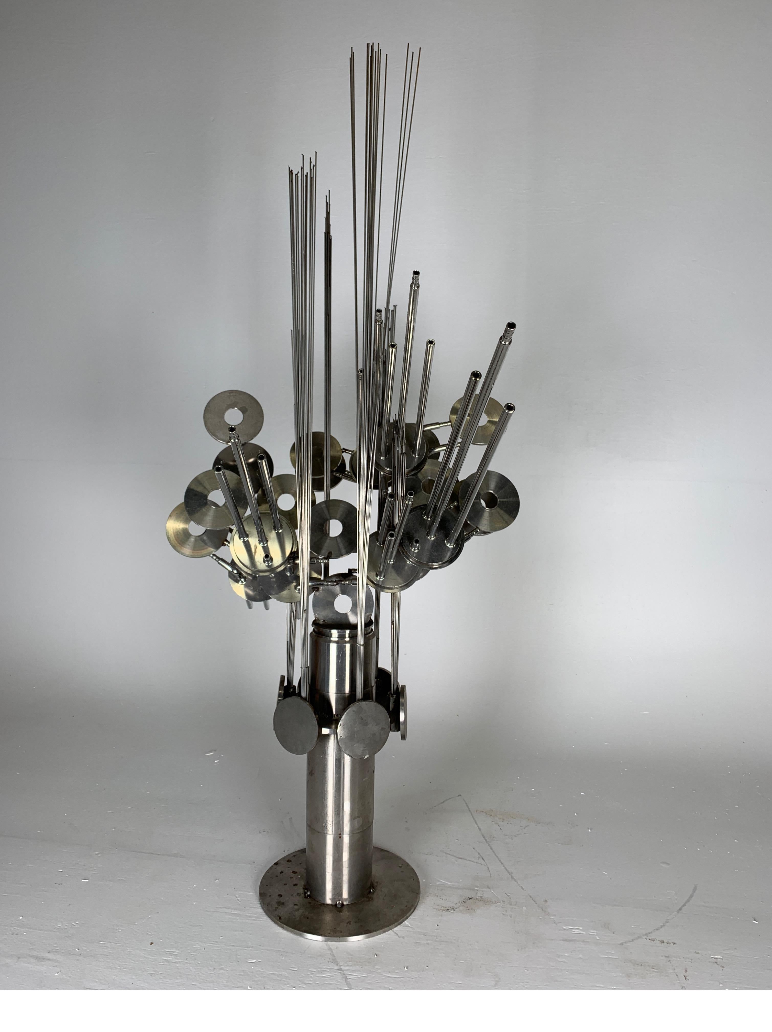 American Welded Steel Table Sculpture 