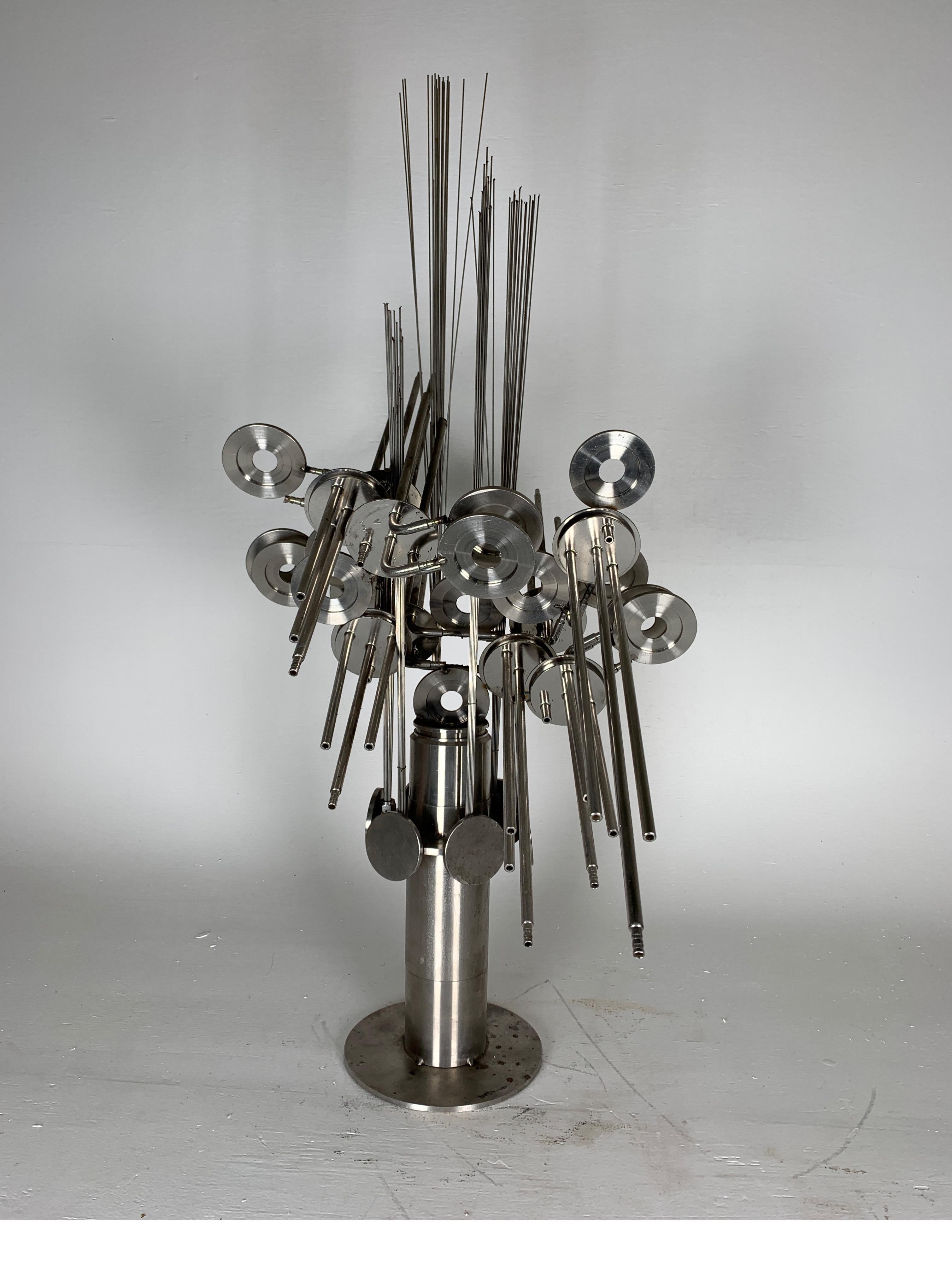 20th Century Welded Steel Table Sculpture 