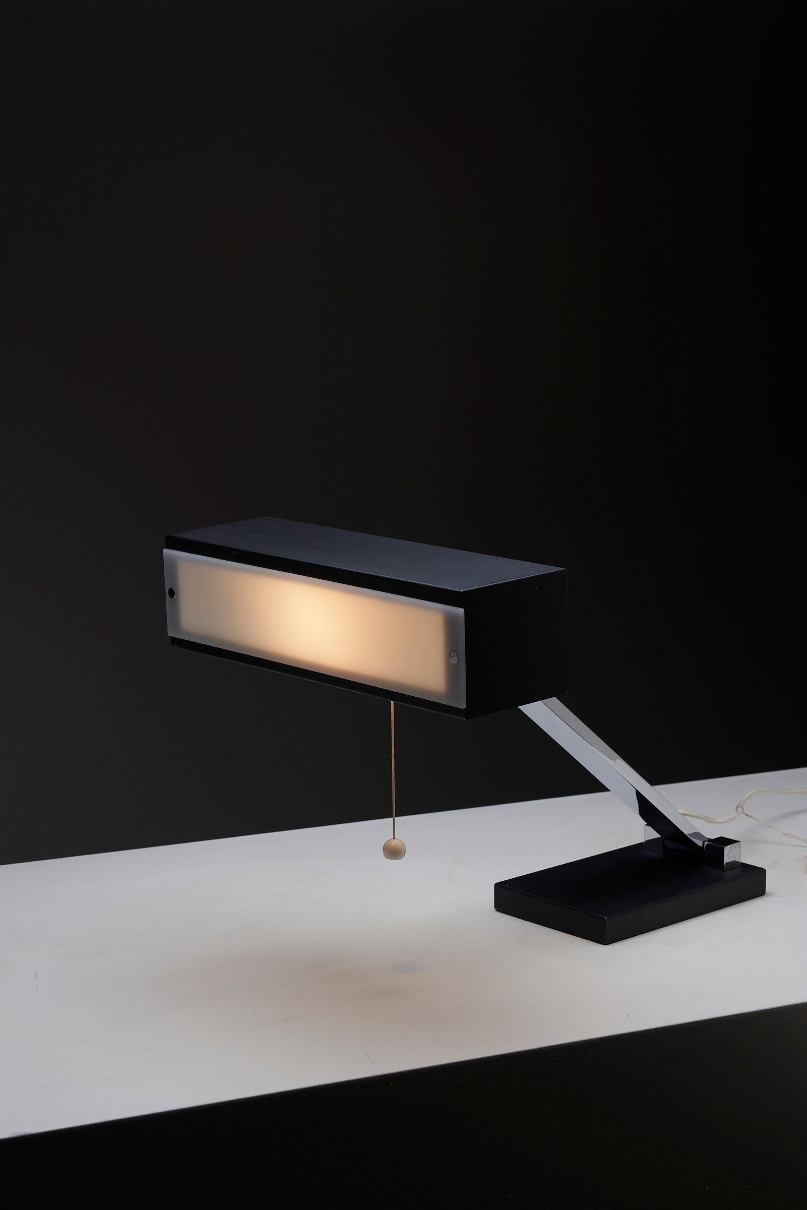 Hand-Crafted Well-built Table Lamp by Boulanger For Sale