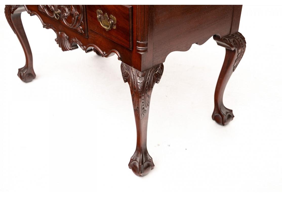 Well Carved Chippendale Style Low Boy For Sale 2