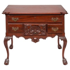 Used Well Carved Chippendale Style Low Boy