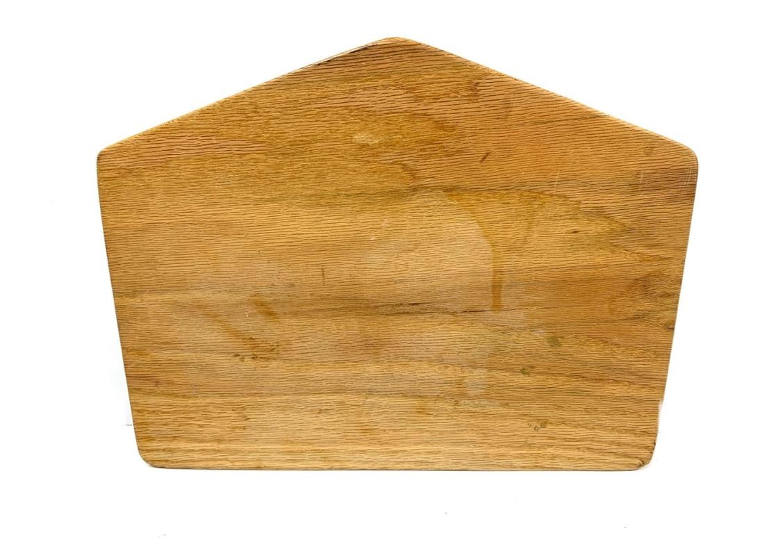 Well Crafted Oak Table Puzzle For Sale 4