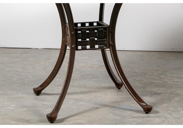Well Crafted Oval Stone Mosaic Dining Table at 1stDibs