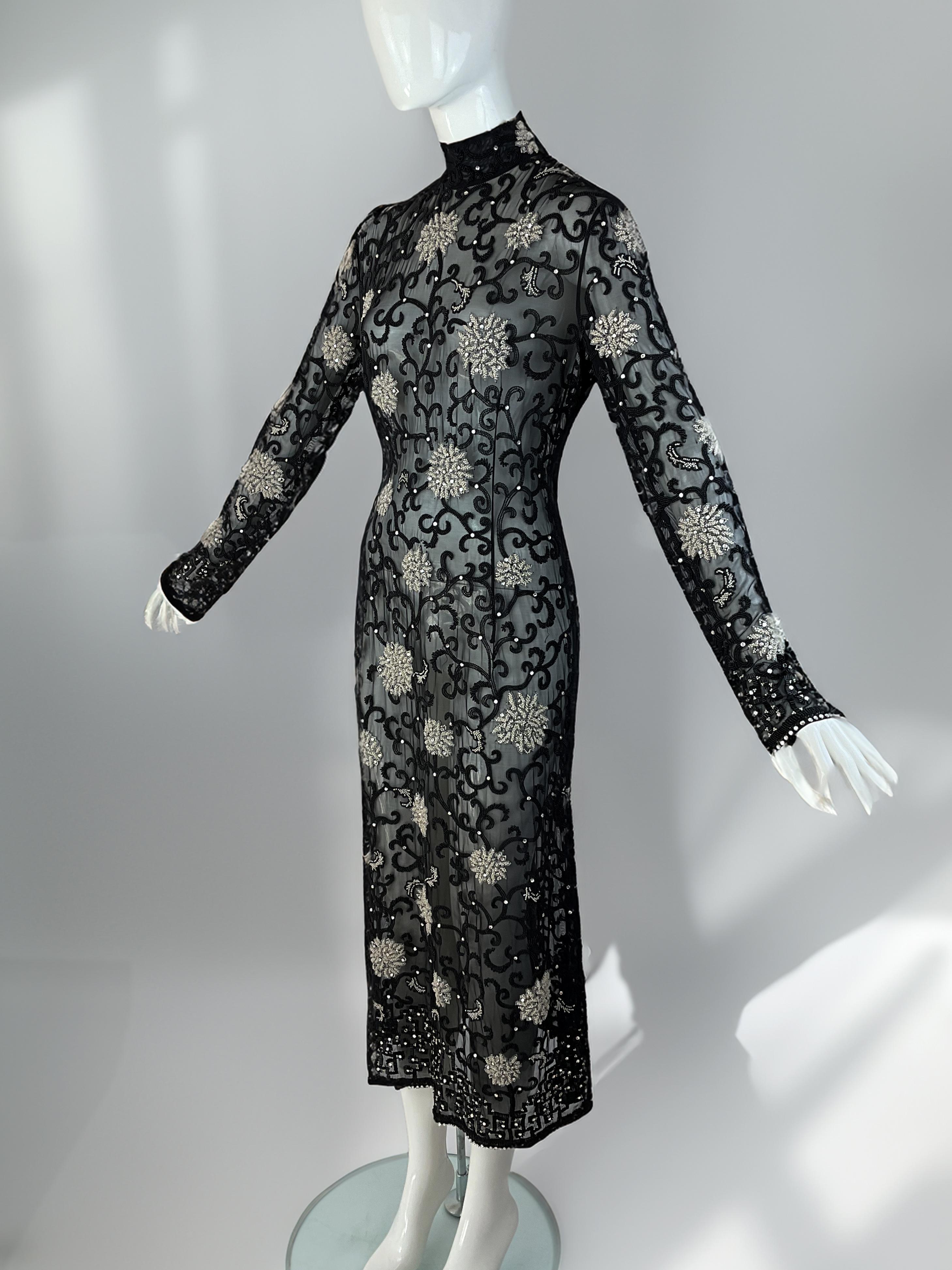 Abito da passerella ben documentato di Giorgio Armani Autunno/Inverno 1995 In condizioni ottime in vendita a Baar, CH