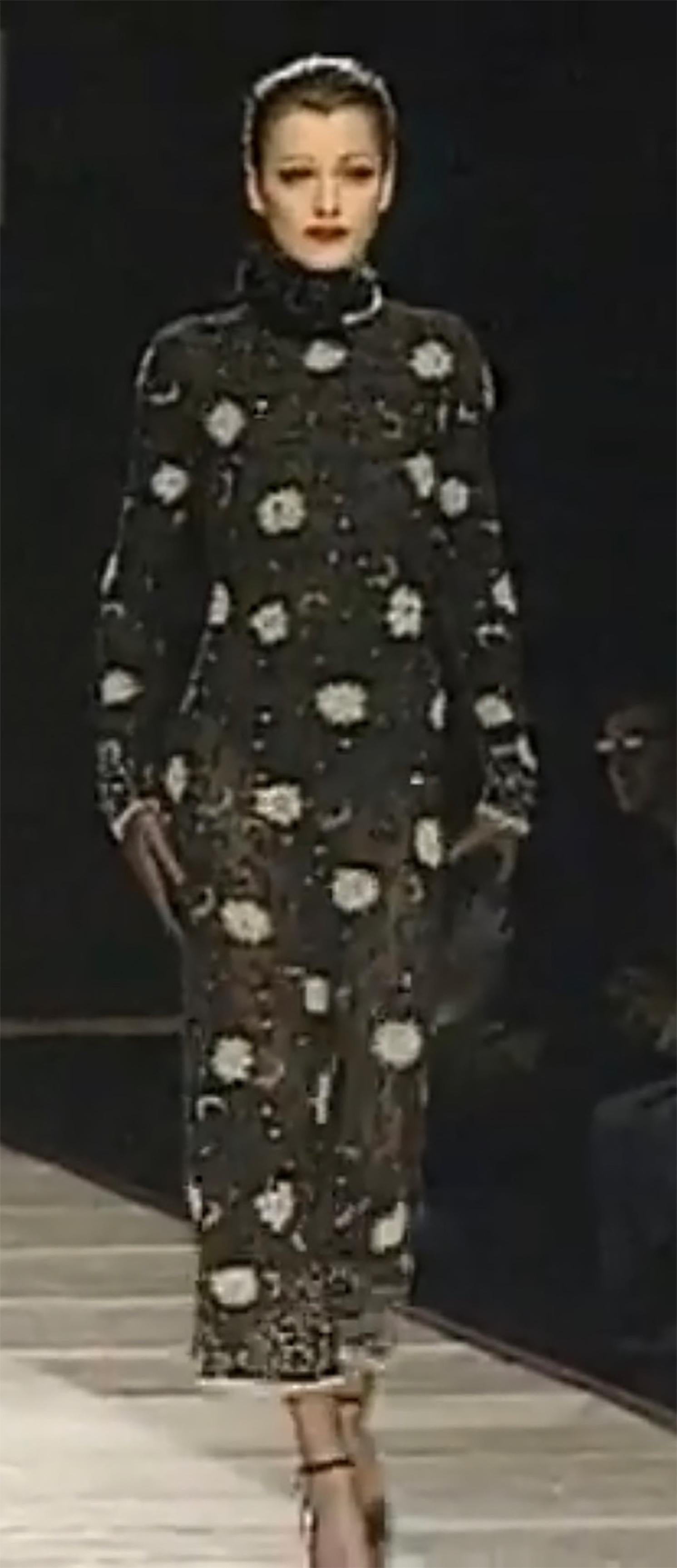 Abito da passerella ben documentato di Giorgio Armani Autunno/Inverno 1995 in vendita 3