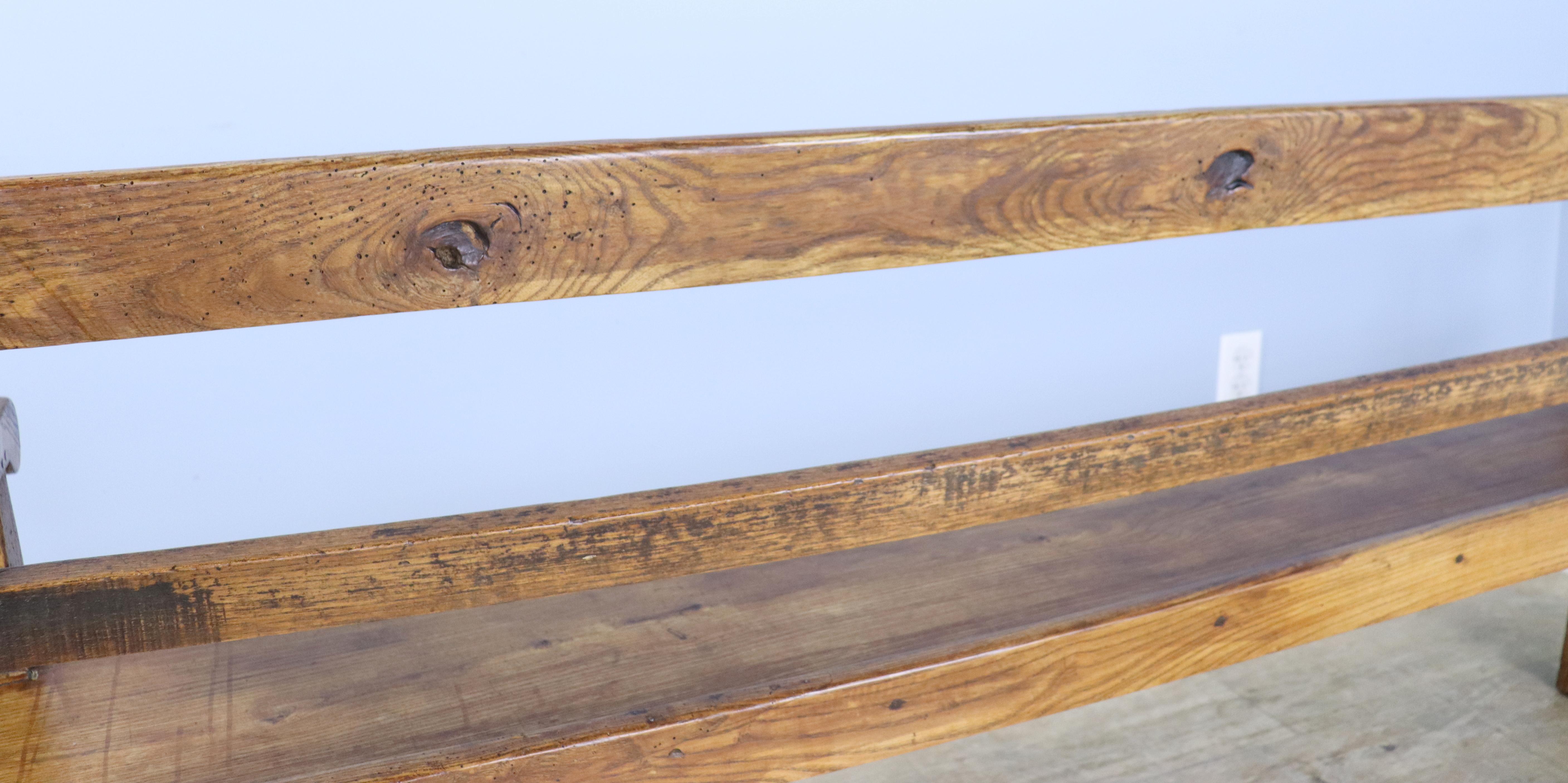 Well Grained Ash Country Bench For Sale 6