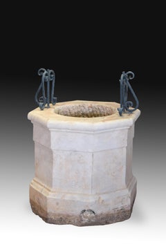 Well Head or Well-Head, Marble, Iron, 19th Century