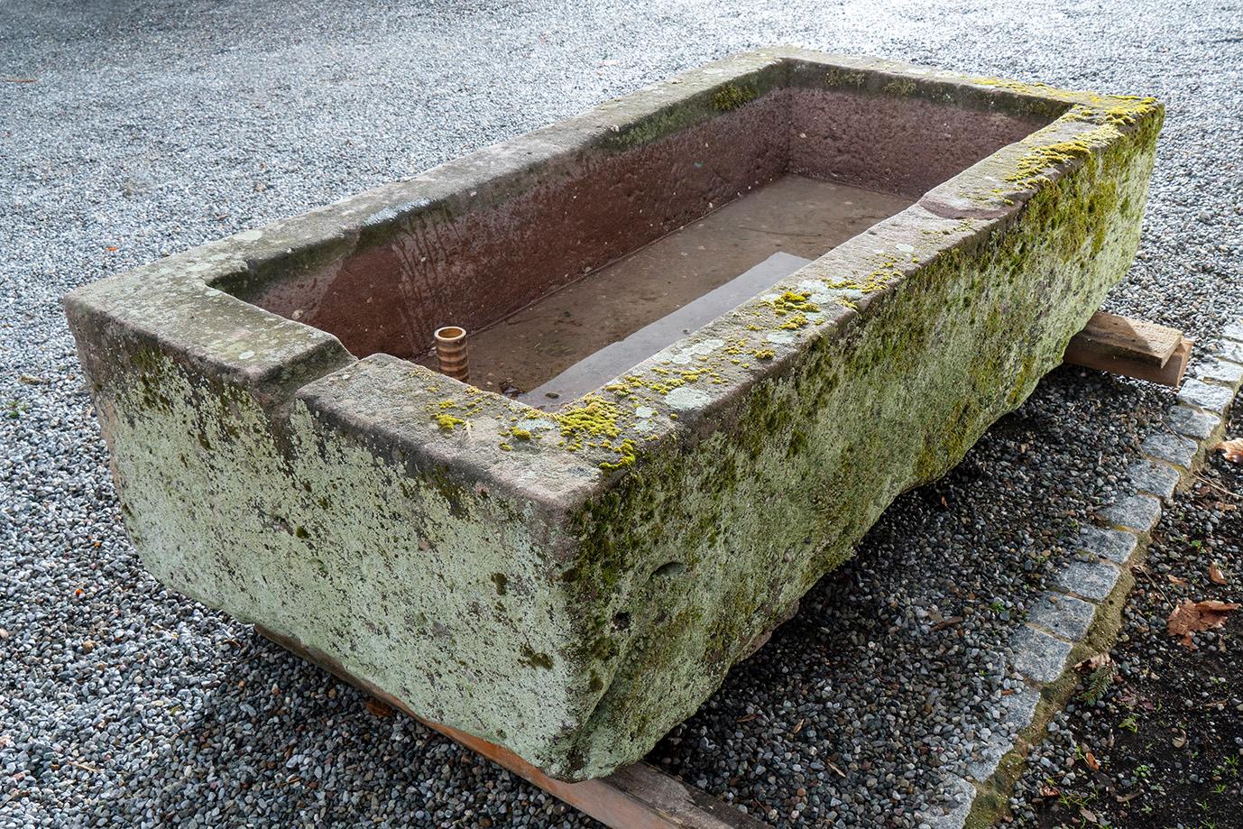 Granite Well in Sandstone, Fountain, France, 19th Century For Sale