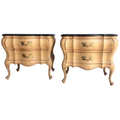 Vintage Well Made French Country Style Night Stands. 