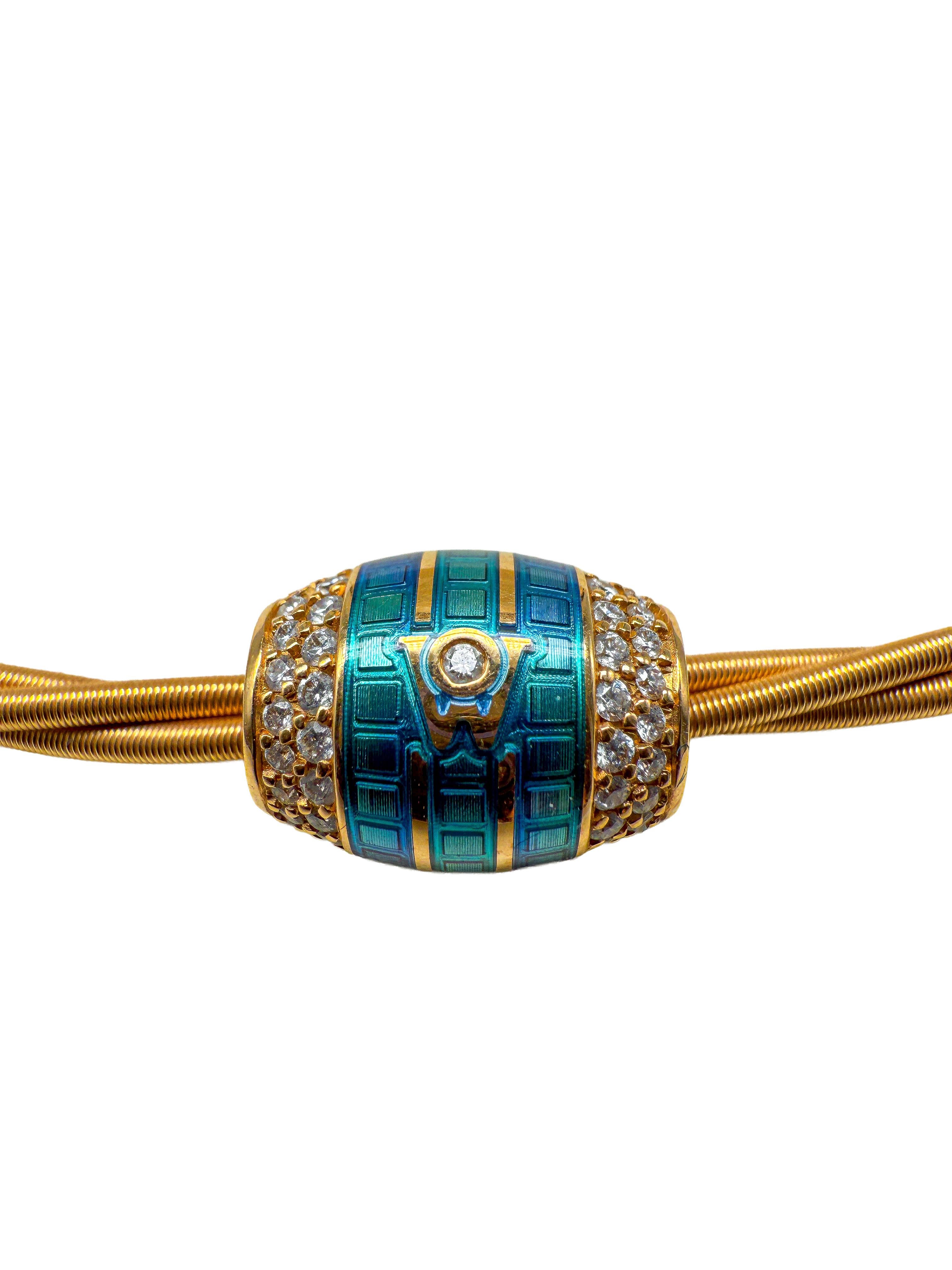 Wellendorff 18k Gelbgold Anhänger und Medaille (Moderne) im Angebot